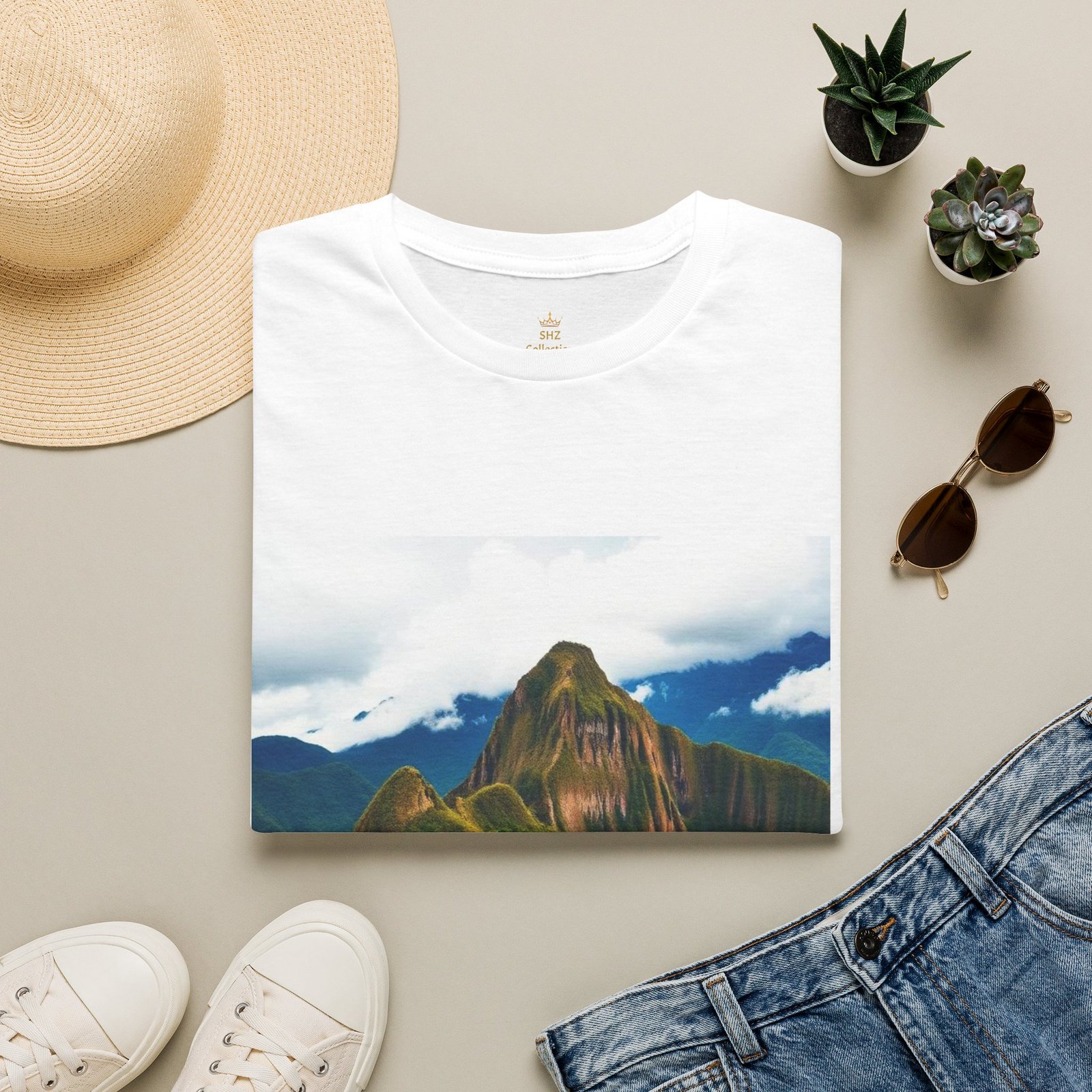Machu Picchu Mountain Graphic T-Shirt — Peruvian Travel Tee - Image 4