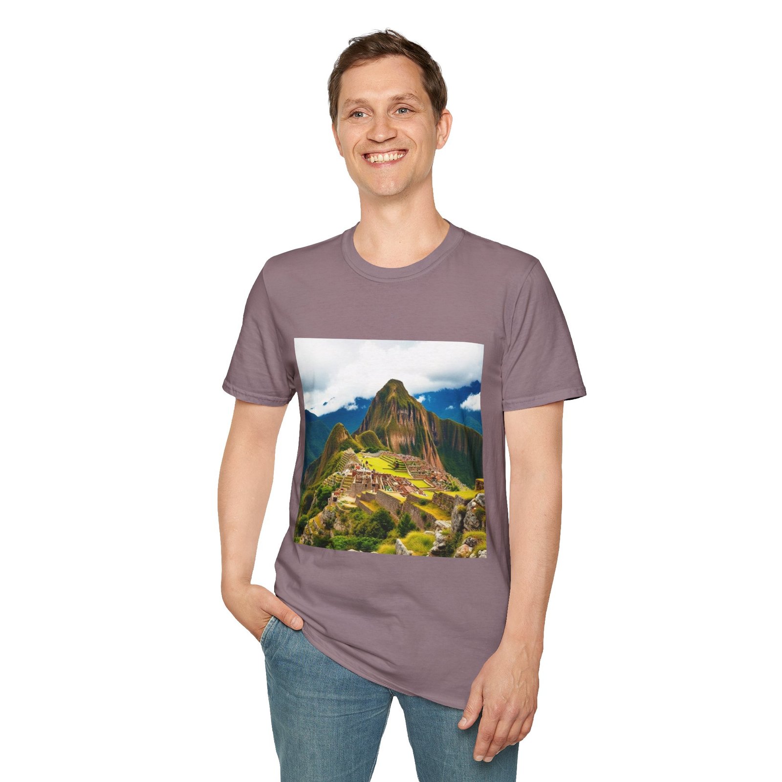Machu Picchu Mountain Graphic T-Shirt — Peruvian Travel Tee - Image 76