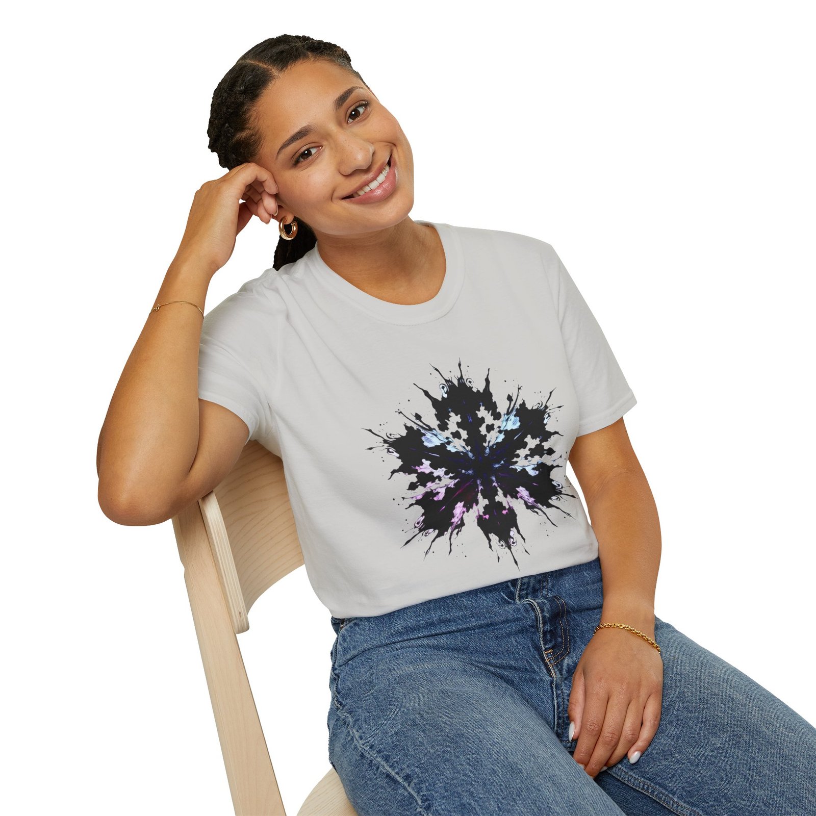 Rorschach Inkblot Graphic T-Shirt — Abstract Symmetry Tee - Image 30