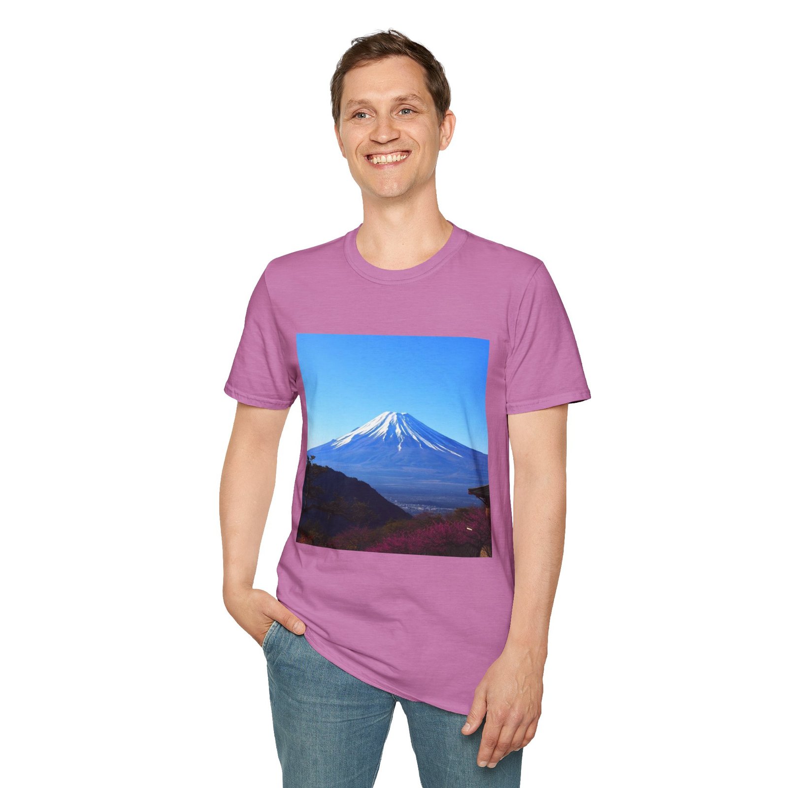 T-Shirt — Serene Mount Fuji Landscape Print - Image 75