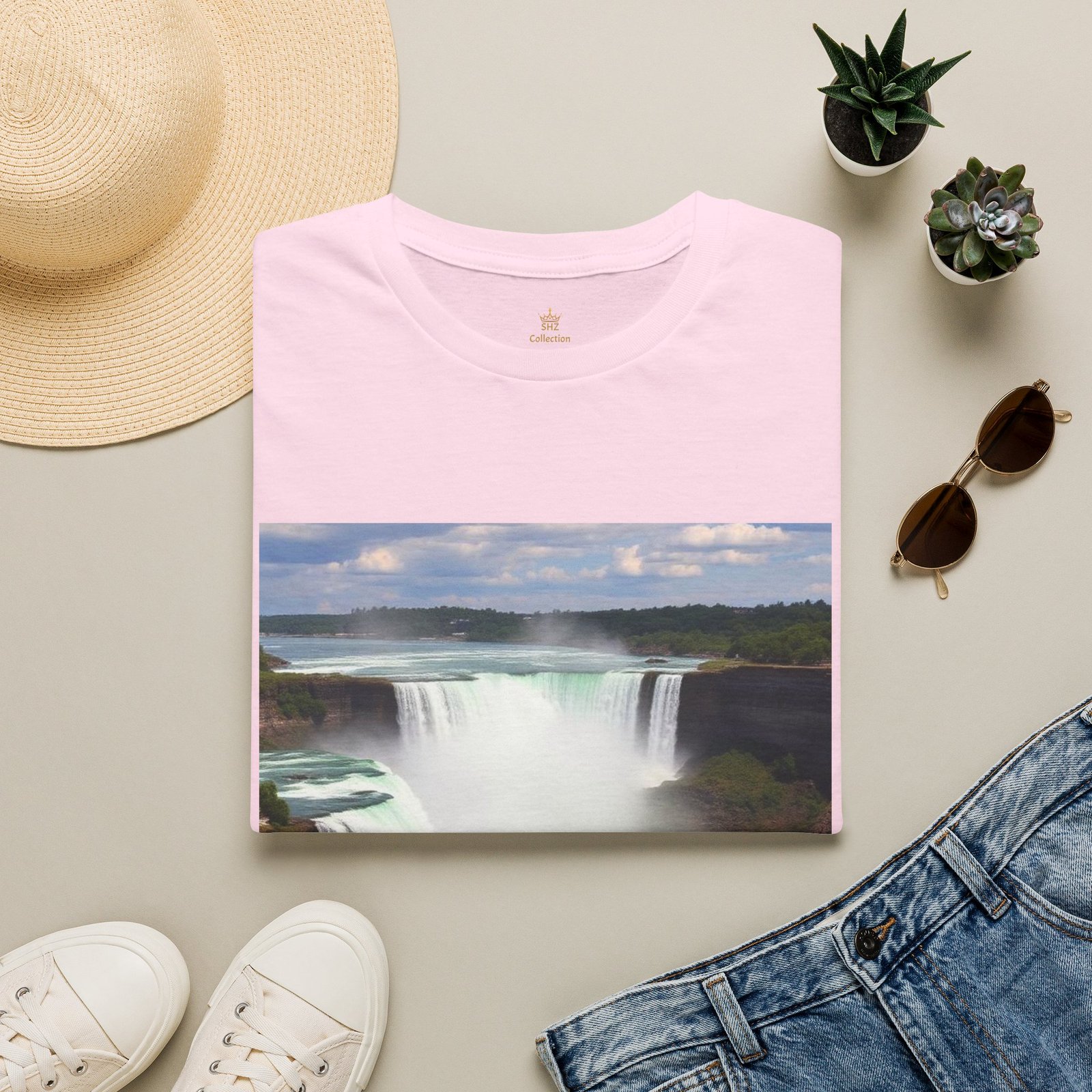 Niagara Falls Photo T-Shirt — Scenic Waterfall Travel Tee - Image 83