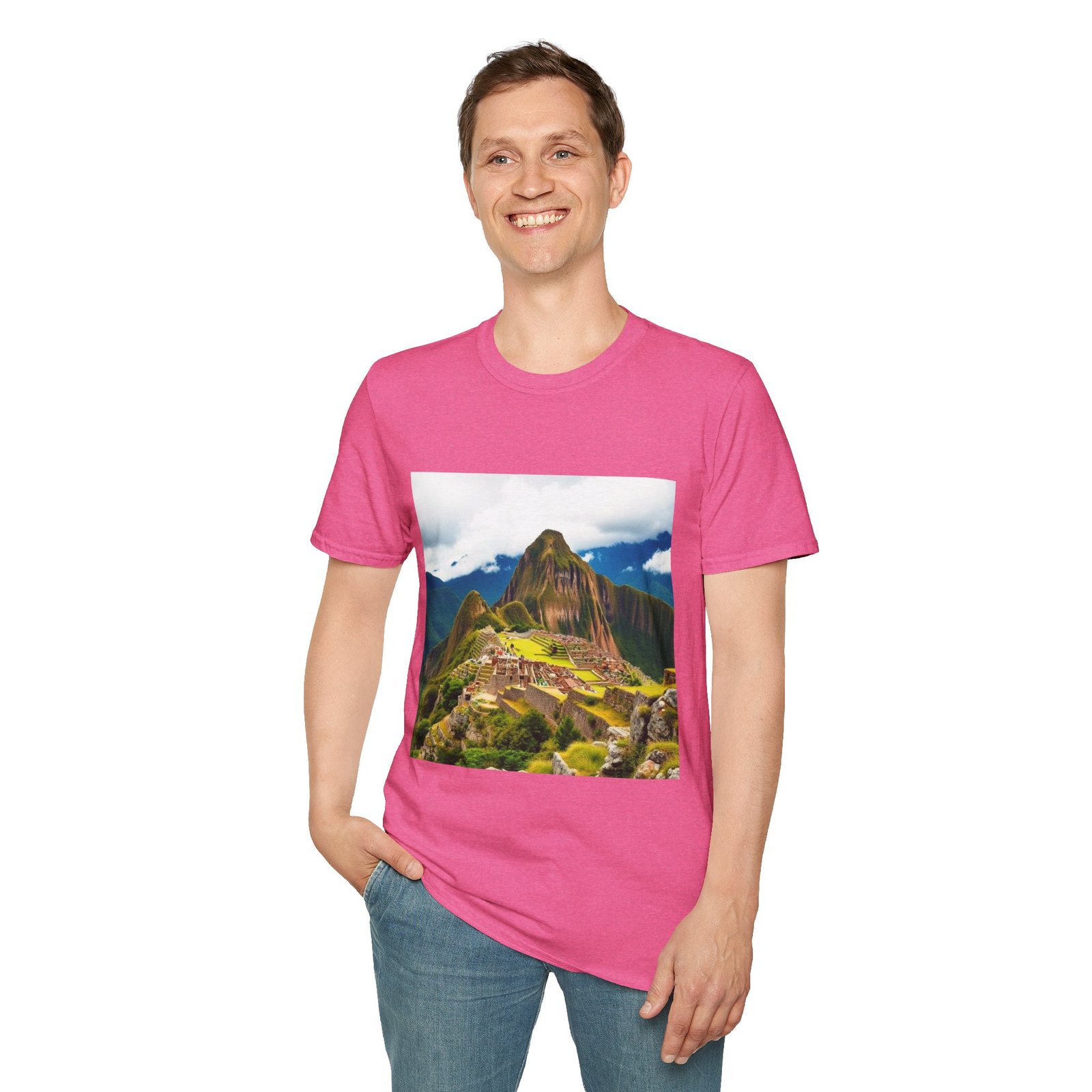 Machu Picchu Mountain Graphic T-Shirt — Peruvian Travel Tee - Image 90