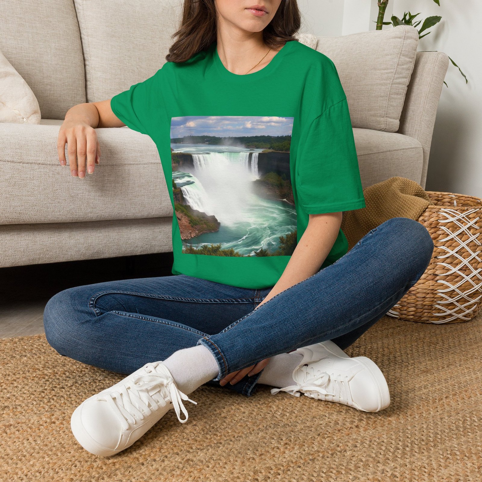 Niagara Falls Photo T-Shirt — Scenic Waterfall Travel Tee - Image 55
