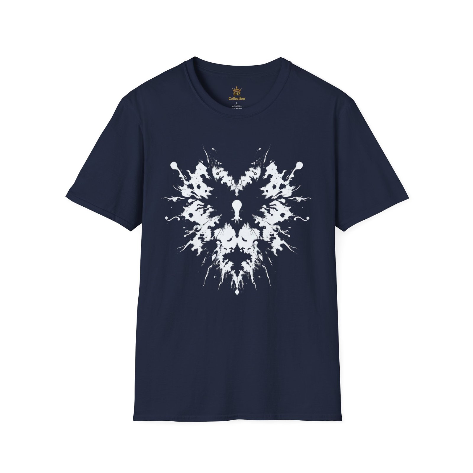 Inkblot Heart T‑Shirt — Symmetrical Rorschach Graphic Tee - Image 41