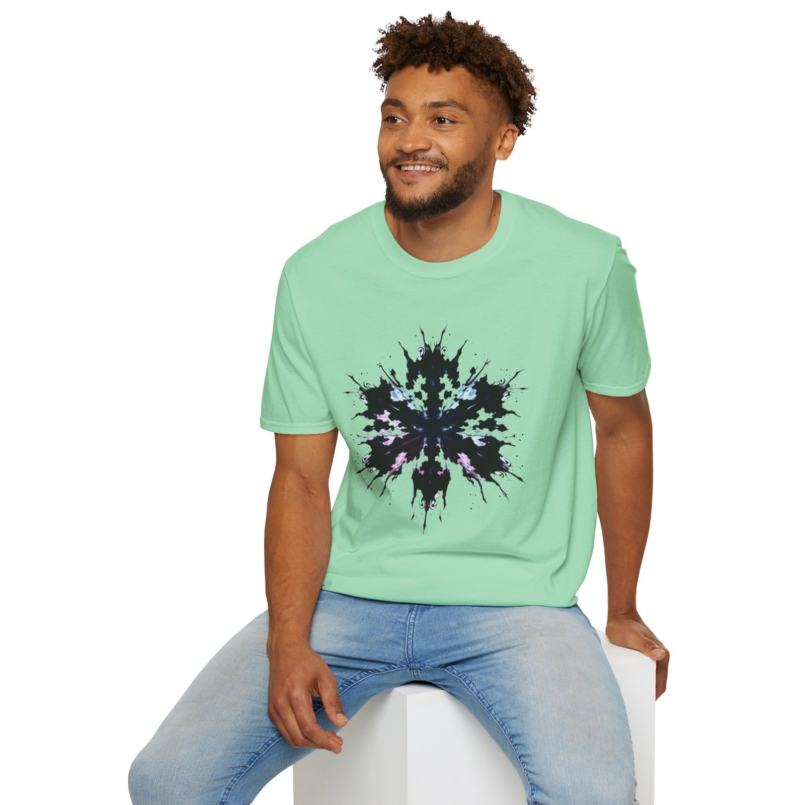 Rorschach Inkblot Graphic T-Shirt — Abstract Symmetry Tee - Image 47