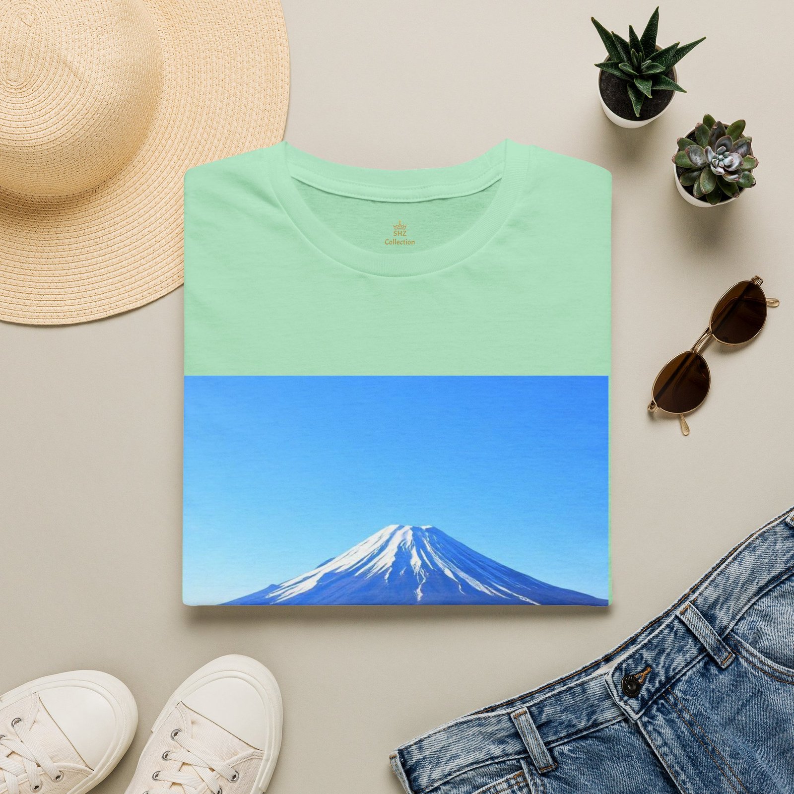 T-Shirt — Serene Mount Fuji Landscape Print - Image 52