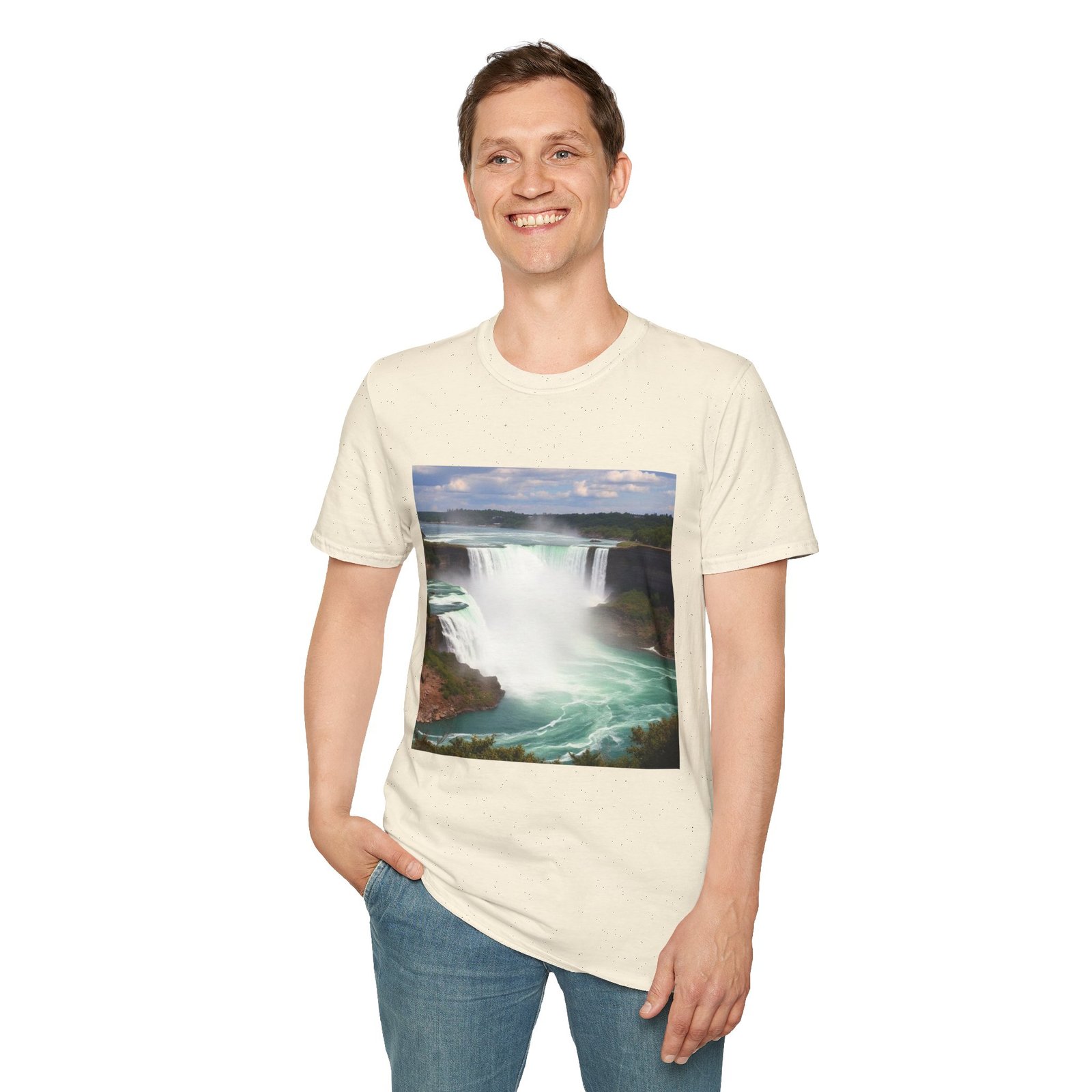 Niagara Falls Photo T-Shirt — Scenic Waterfall Travel Tee - Image 38