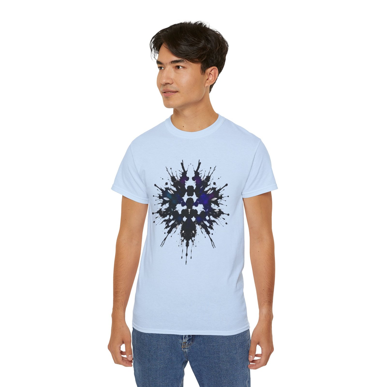 Inkblot Rorschach Tee — Abstract Symmetry Graphic T-Shirt - Image 55