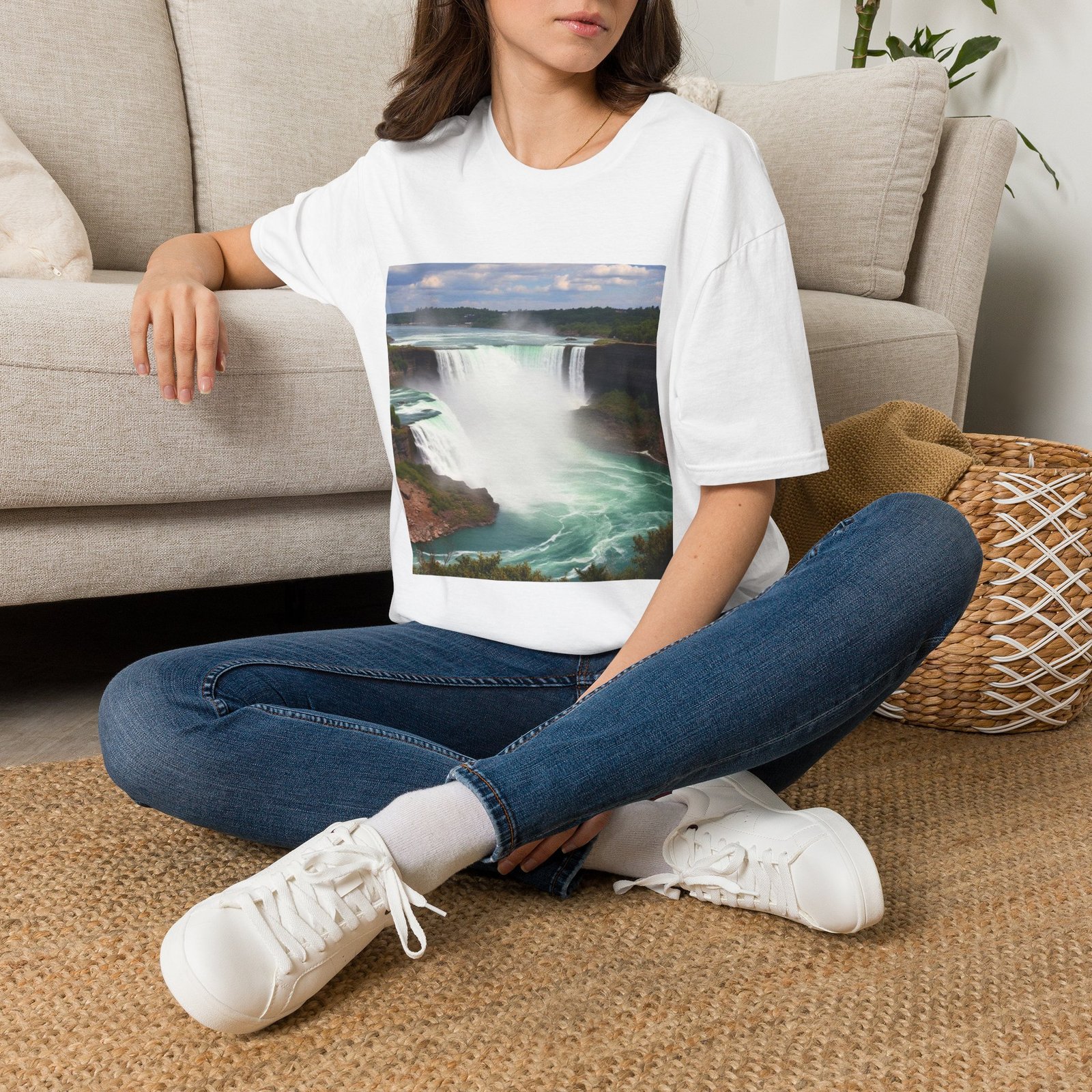Niagara Falls Photo T-Shirt — Scenic Waterfall Travel Tee - Image 7