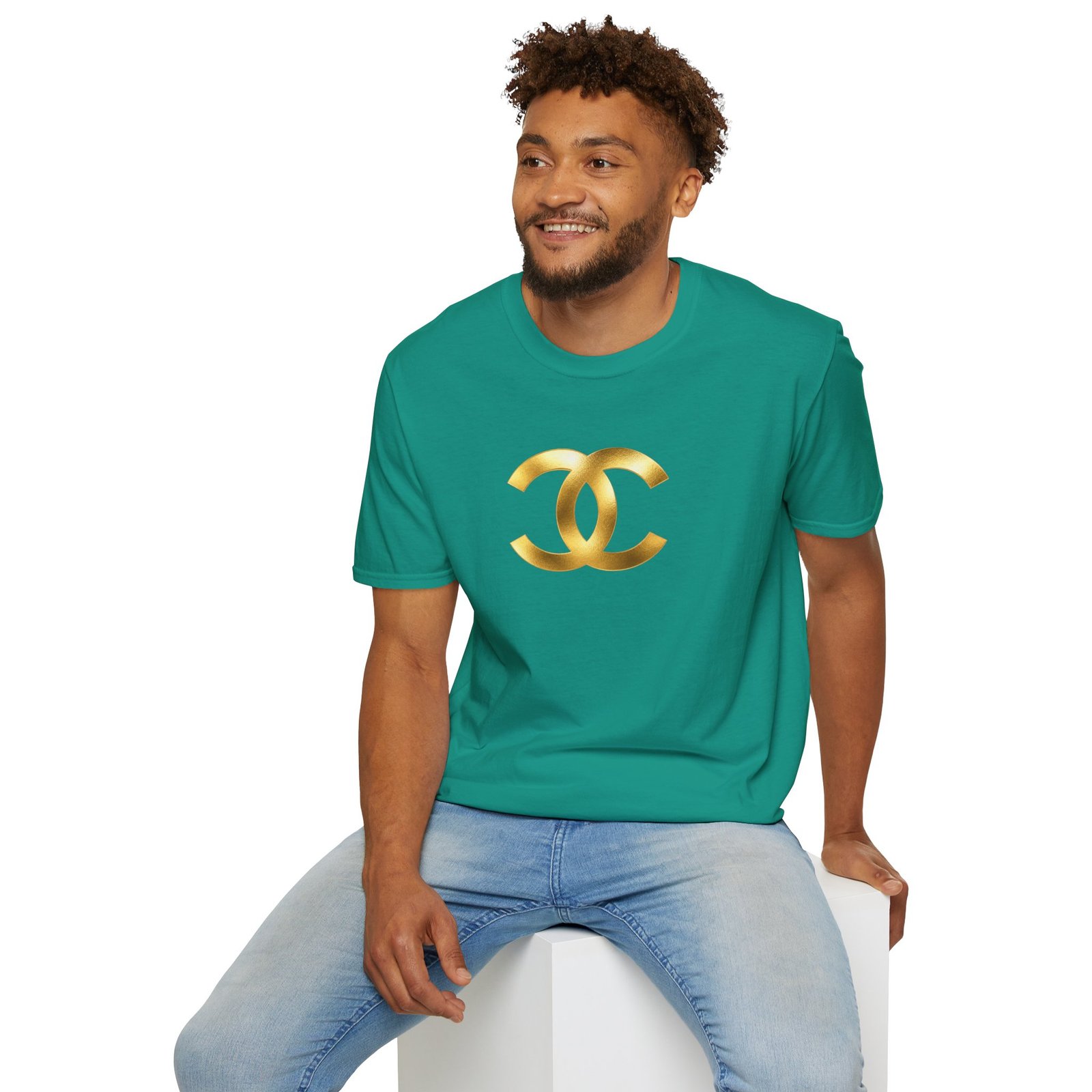 Gold The Double-C (Chanel Lock-Up) T-Shirt - Image 39