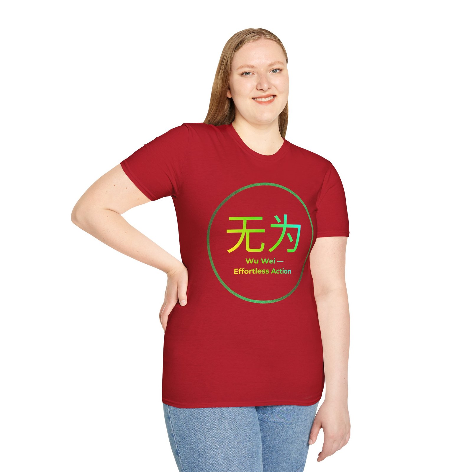 Wu Wei T-Shirt — Zen 'Effortless Action' Tee with Chinese Characters - Image 96