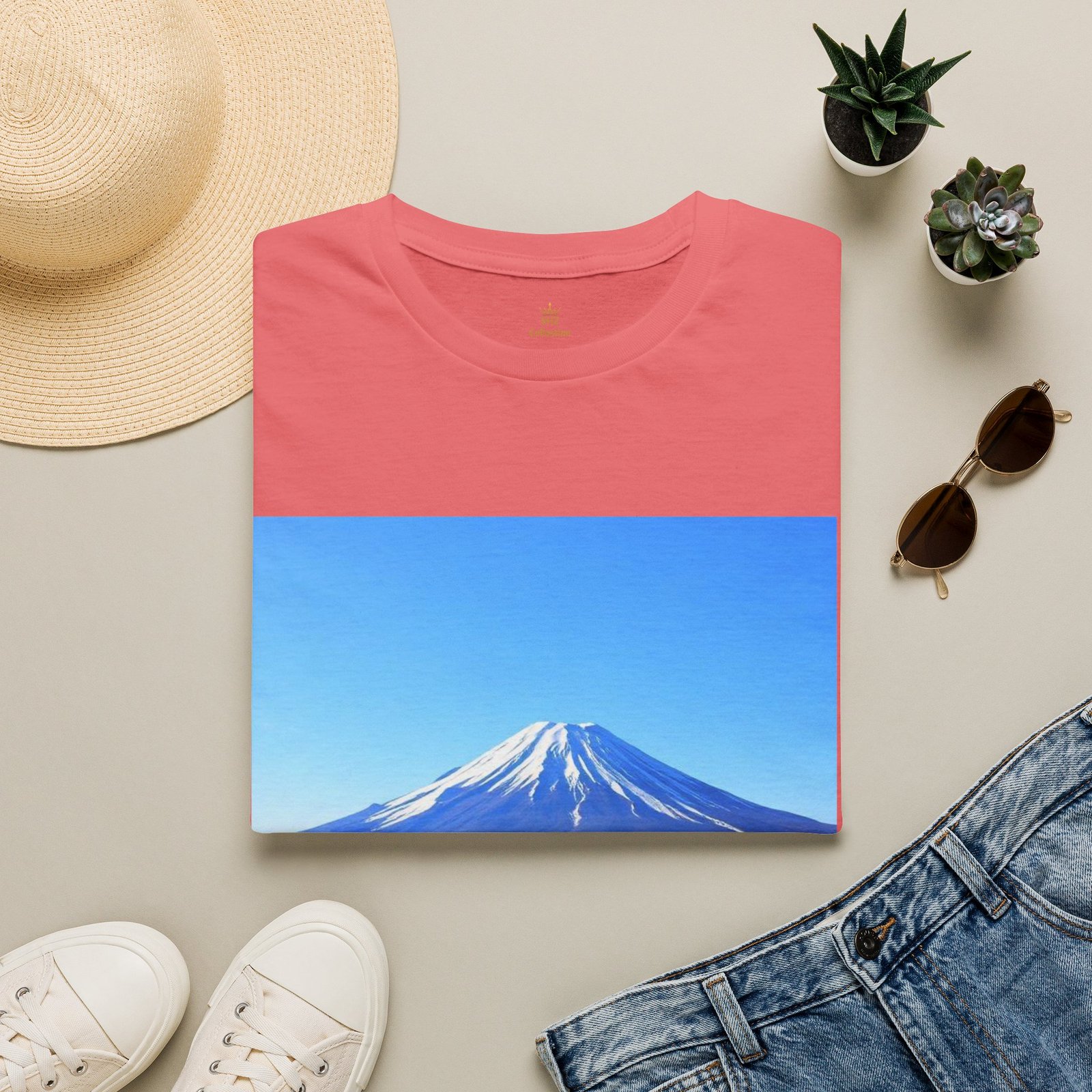 T-Shirt — Serene Mount Fuji Landscape Print - Image 17