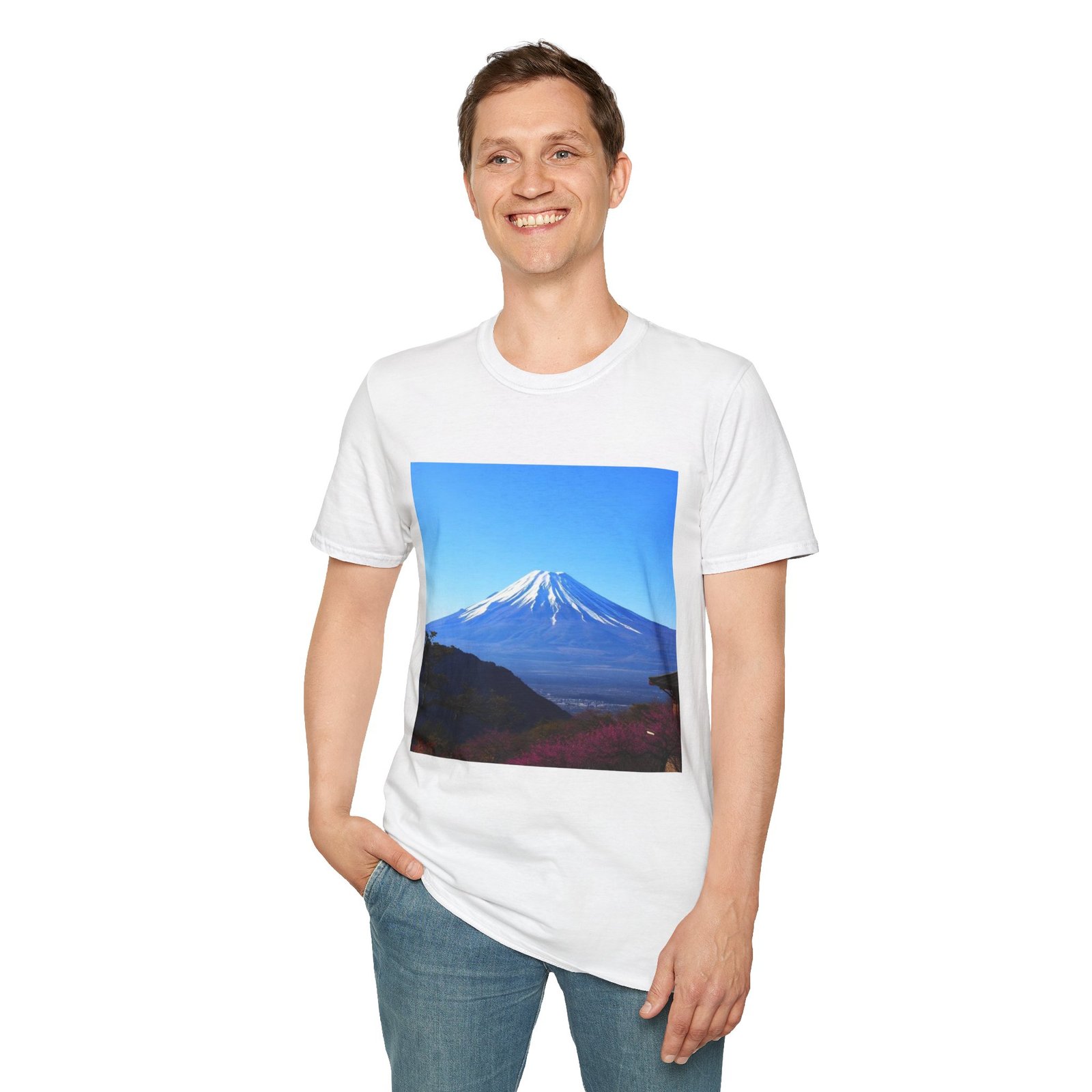 T-Shirt — Serene Mount Fuji Landscape Print - Image 12