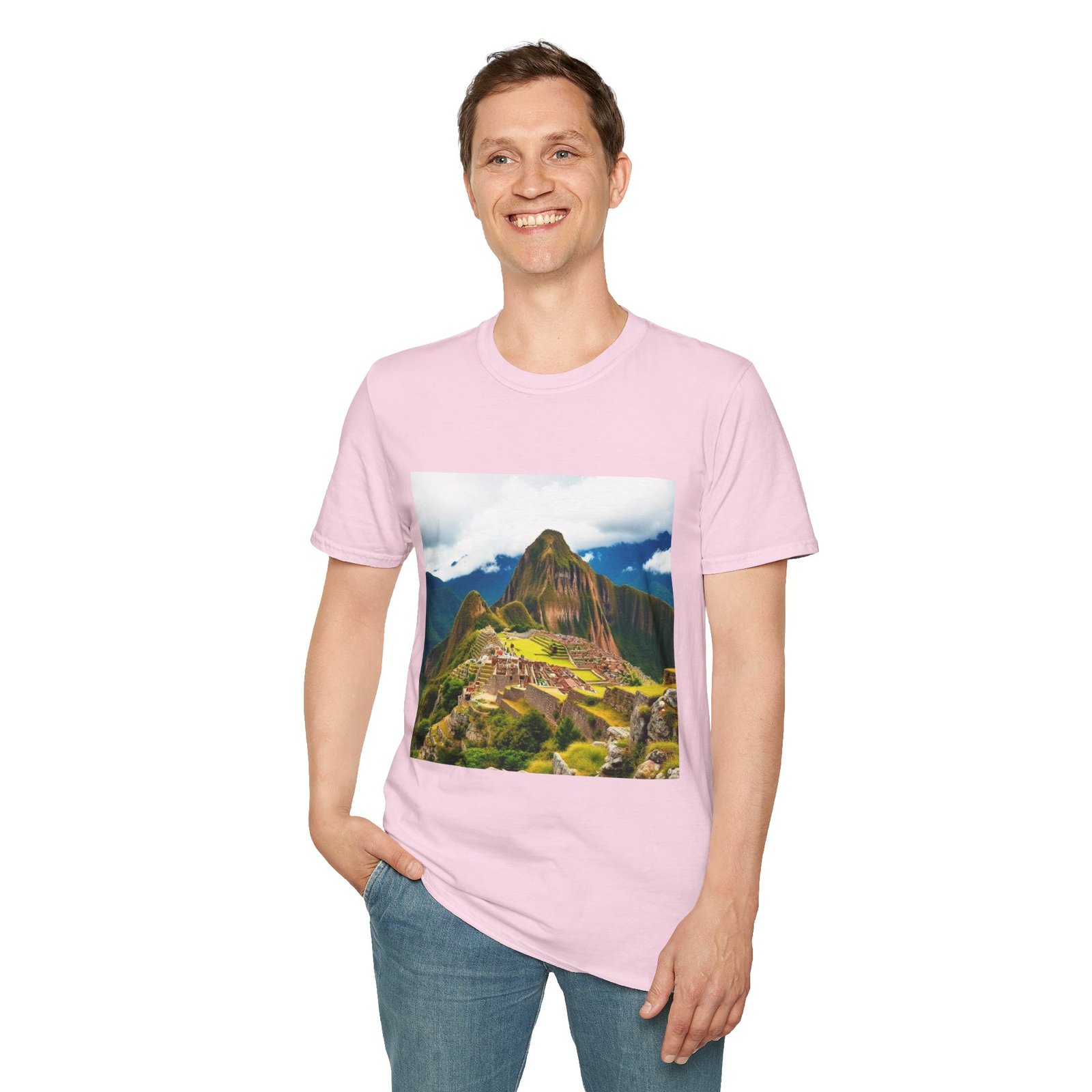 Machu Picchu Mountain Graphic T-Shirt — Peruvian Travel Tee - Image 83