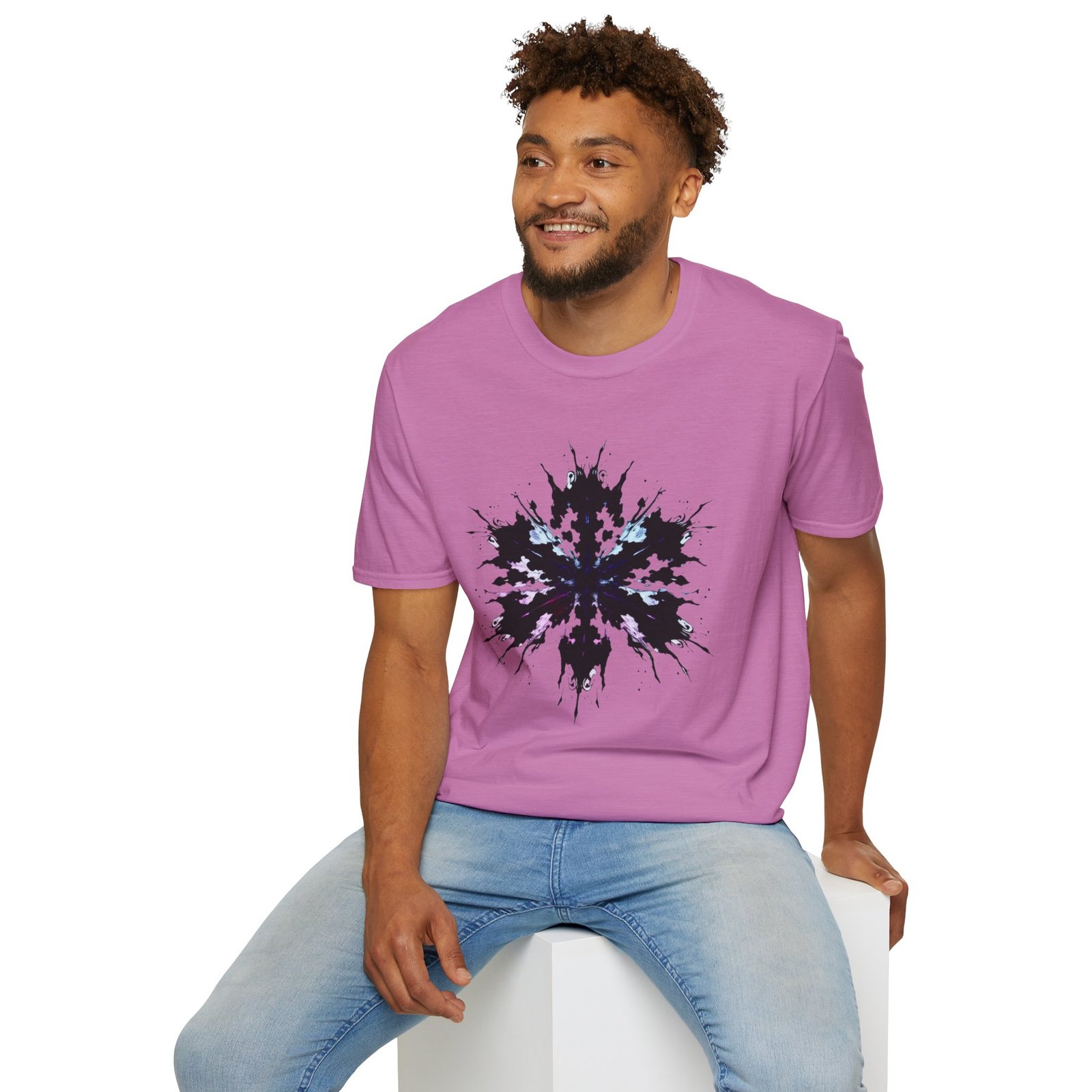 Rorschach Inkblot Graphic T-Shirt — Abstract Symmetry Tee - Image 63