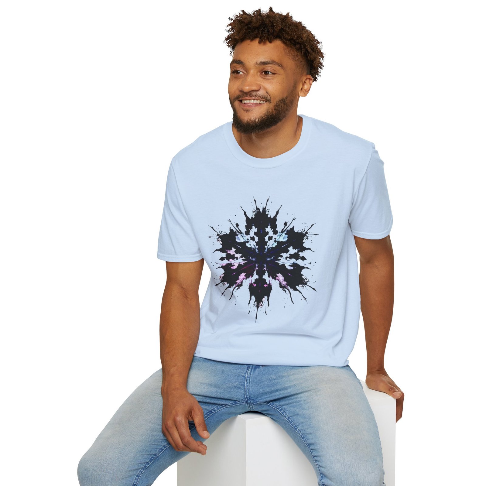 Rorschach Inkblot Graphic T-Shirt — Abstract Symmetry Tee - Image 55