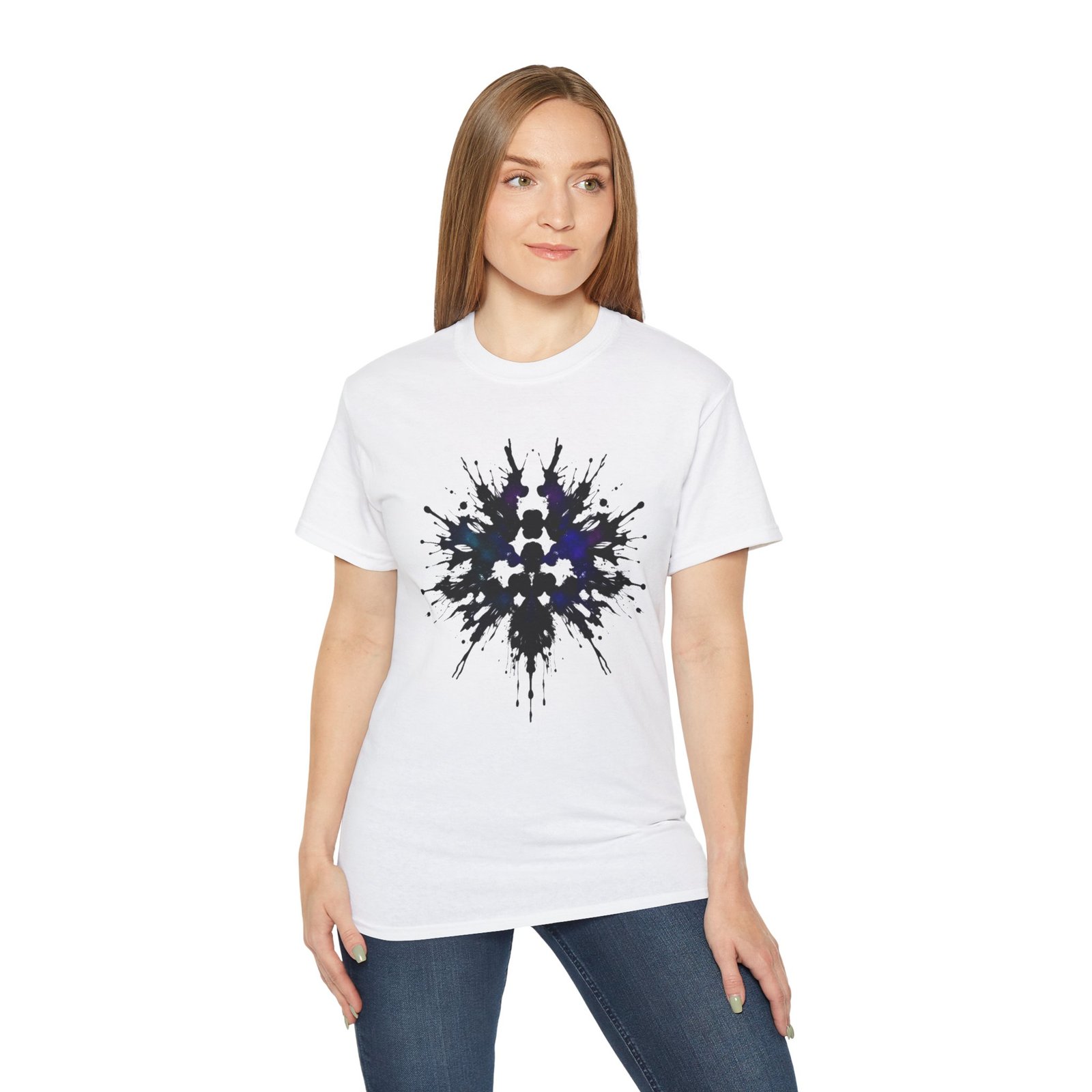 Inkblot Rorschach Tee — Abstract Symmetry Graphic T-Shirt - Image 5