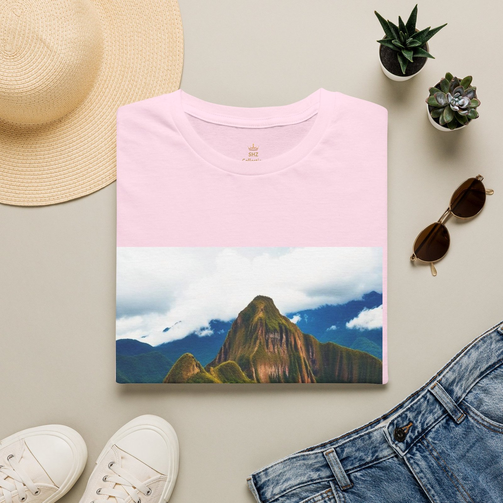 Machu Picchu Mountain Graphic T-Shirt — Peruvian Travel Tee - Image 81