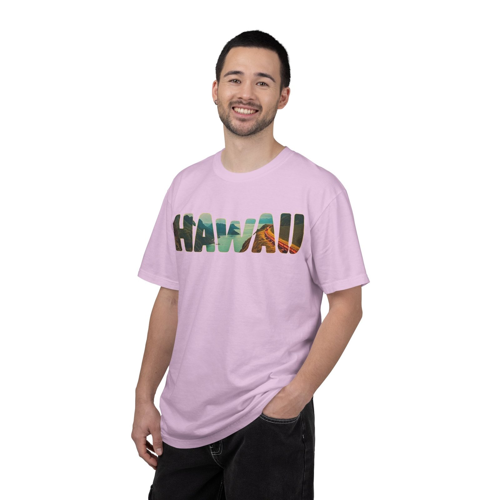 Hawaii Scenic Word Tee - Image 4