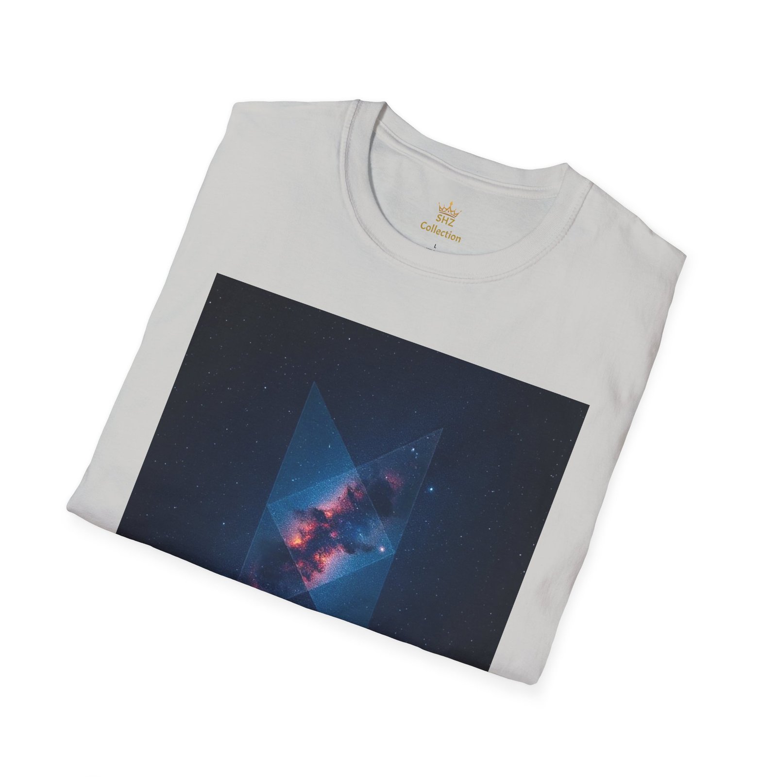 Galaxy Triangle Graphic T-Shirt — Cosmic Nebula Print - Image 17