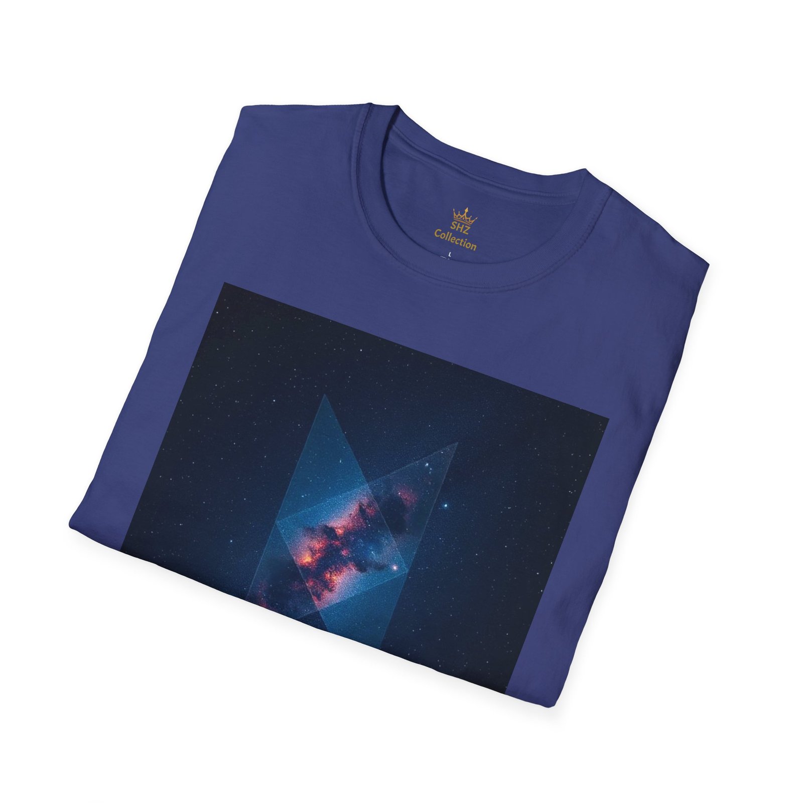 Galaxy Triangle Graphic T-Shirt — Cosmic Nebula Print - Image 73