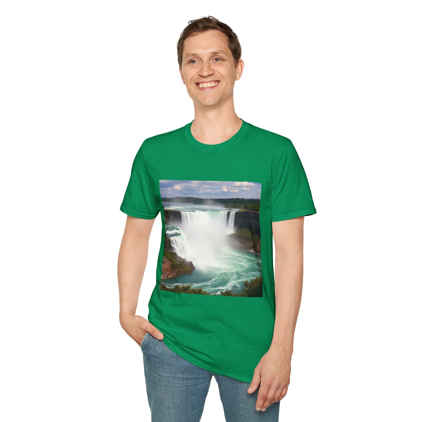 Niagara Falls Photo T-Shirt — Scenic Waterfall Travel Tee - Image 54