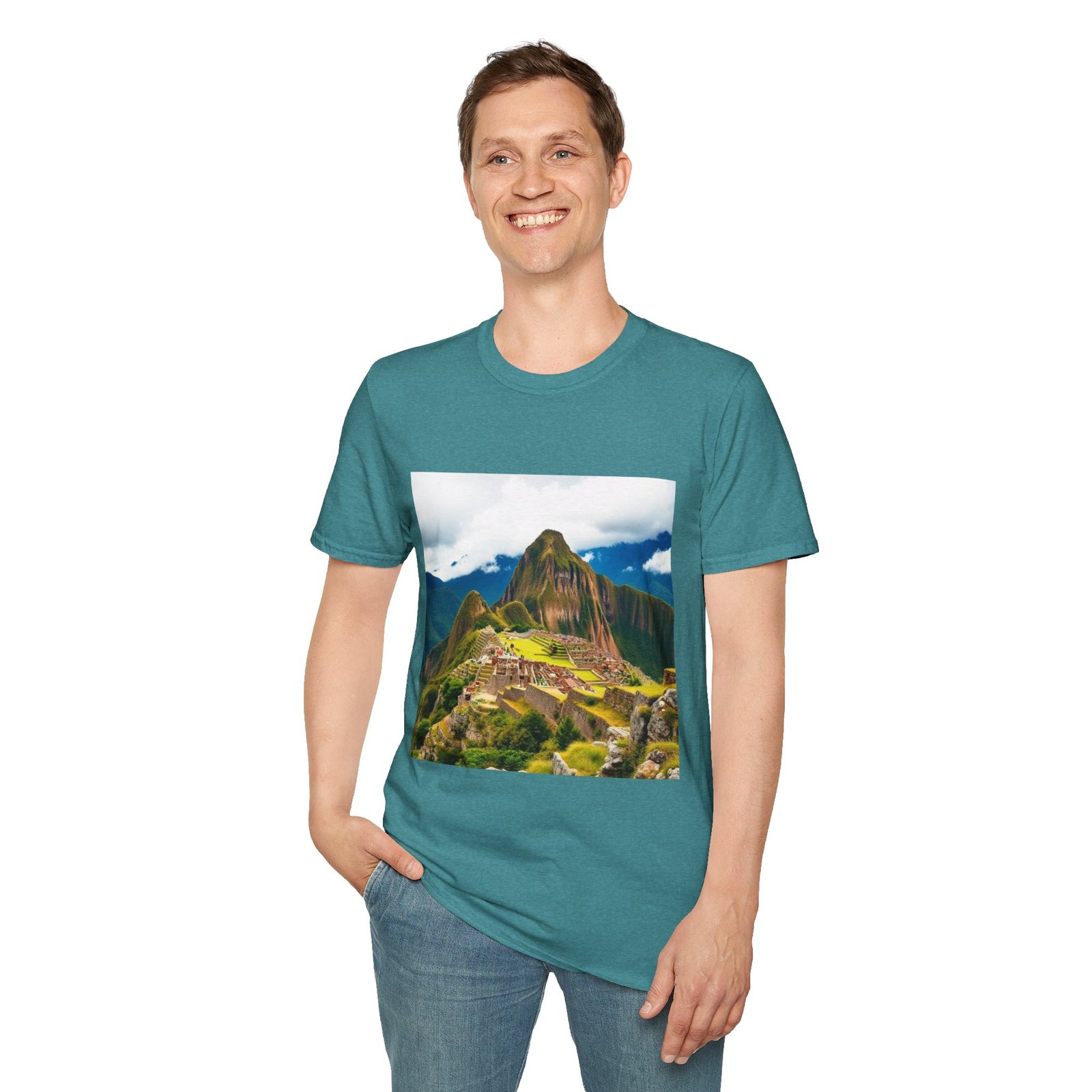 Machu Picchu Mountain Graphic T-Shirt — Peruvian Travel Tee - Image 41