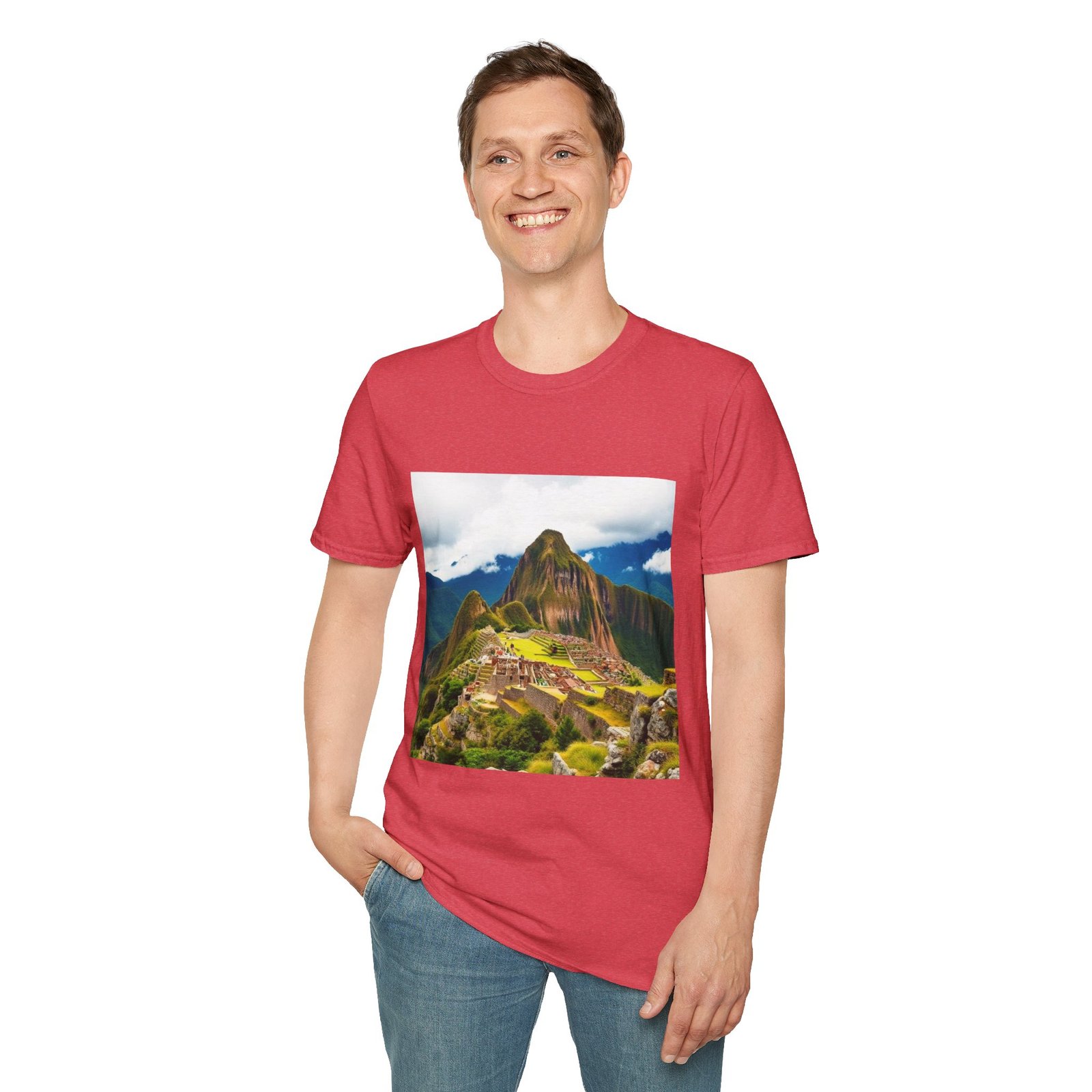 Machu Picchu Mountain Graphic T-Shirt — Peruvian Travel Tee - Image 97