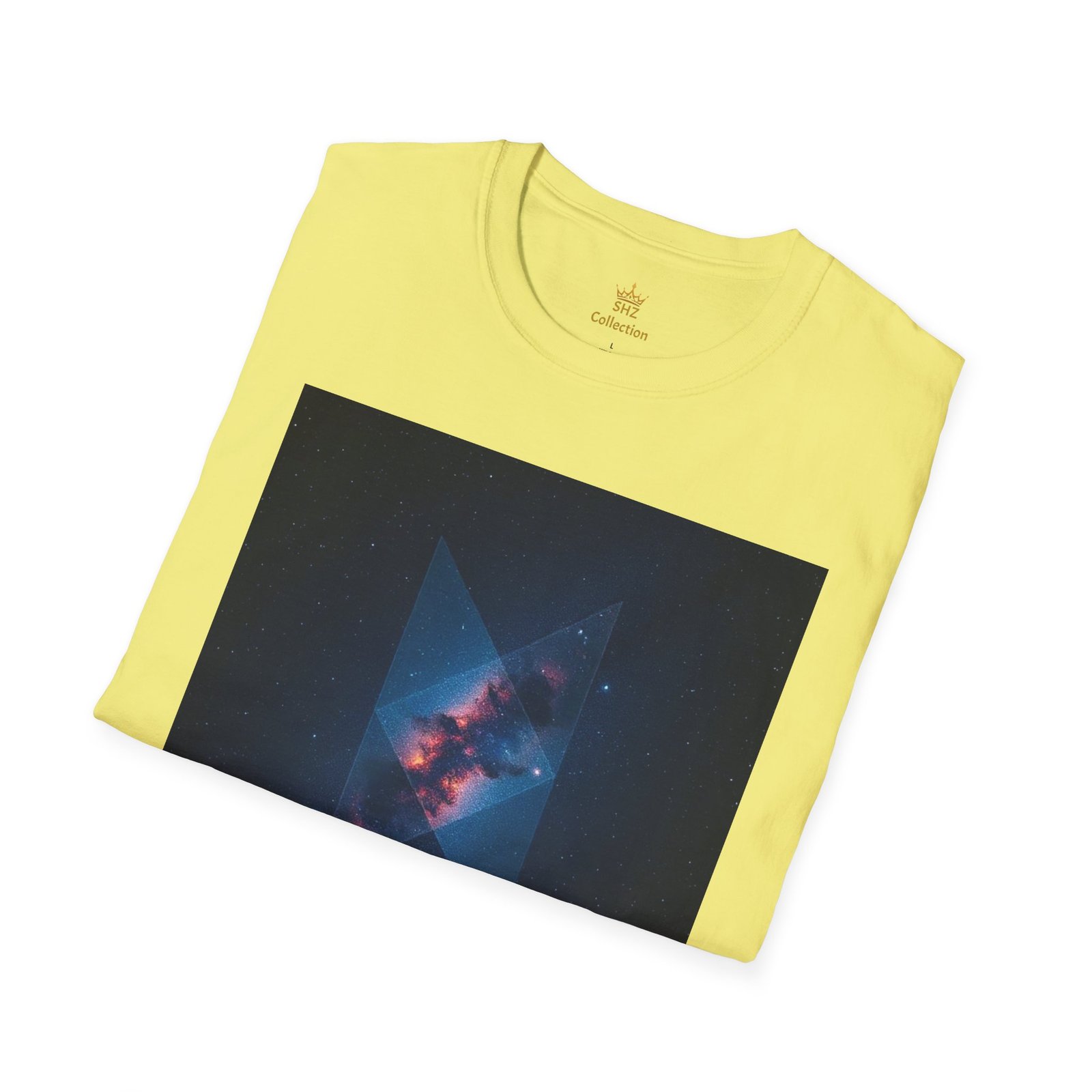 Galaxy Triangle Graphic T-Shirt — Cosmic Nebula Print - Image 31
