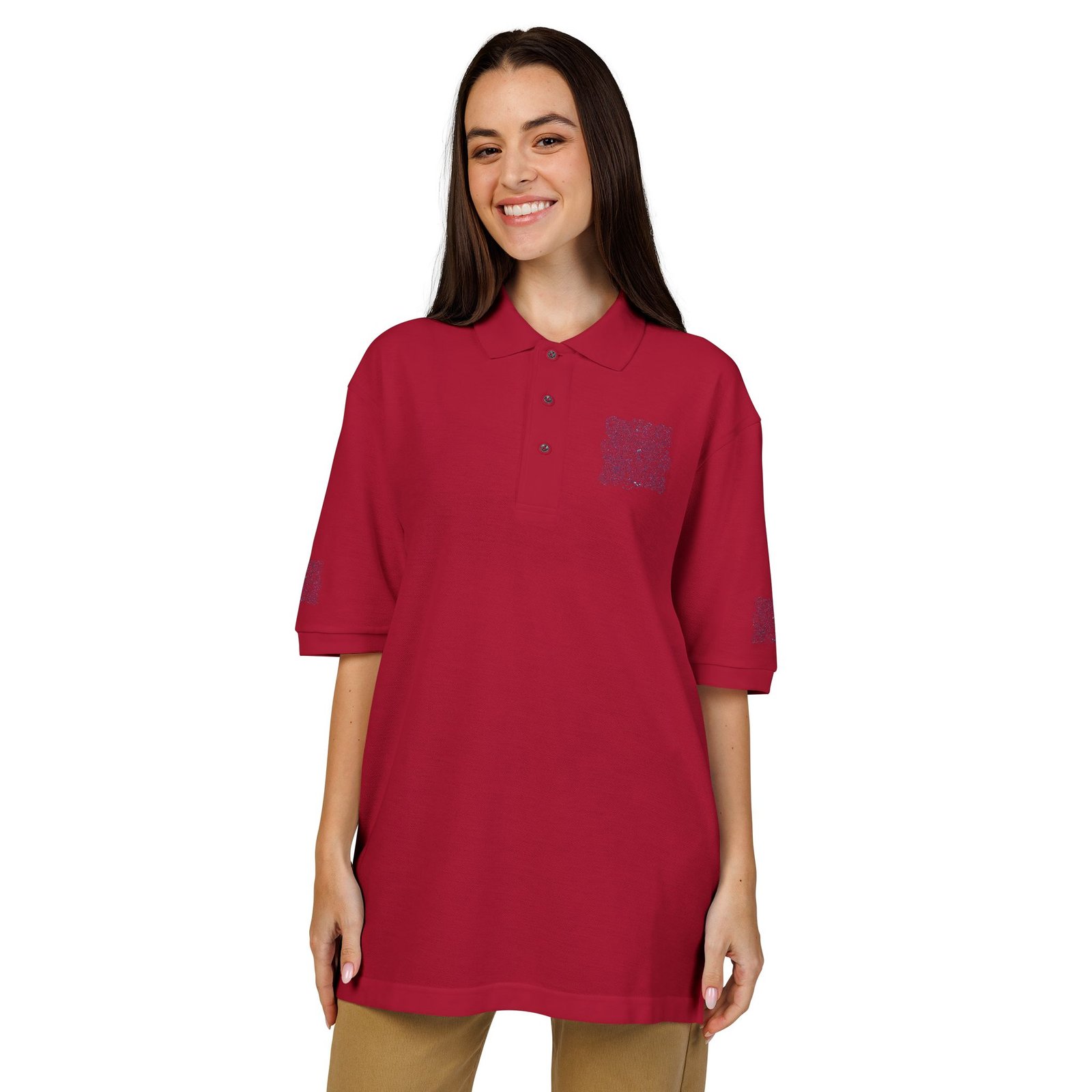 Embroidered Minimal The Stitch Study Polo - Image 14