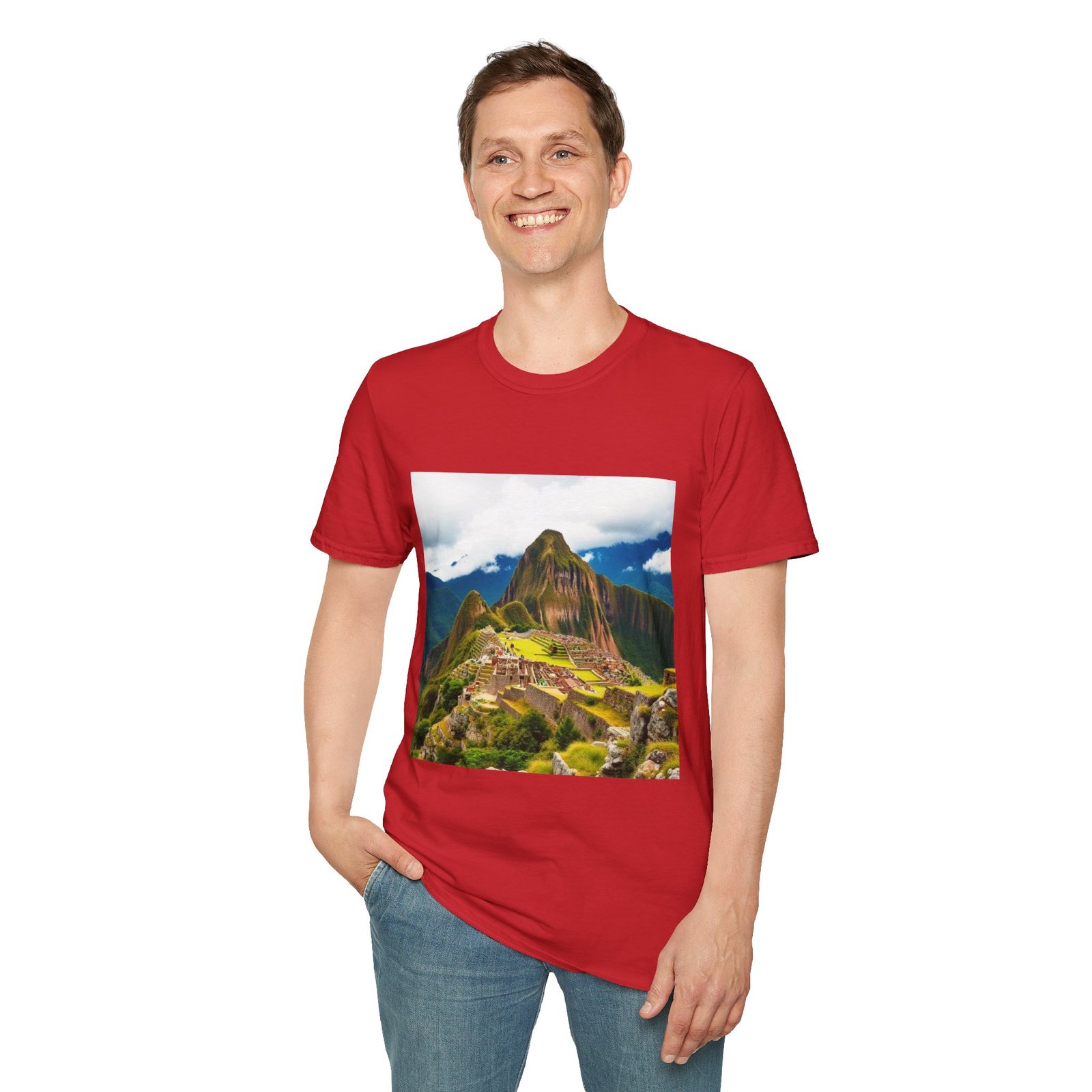 Machu Picchu Mountain Graphic T-Shirt — Peruvian Travel Tee - Image 104