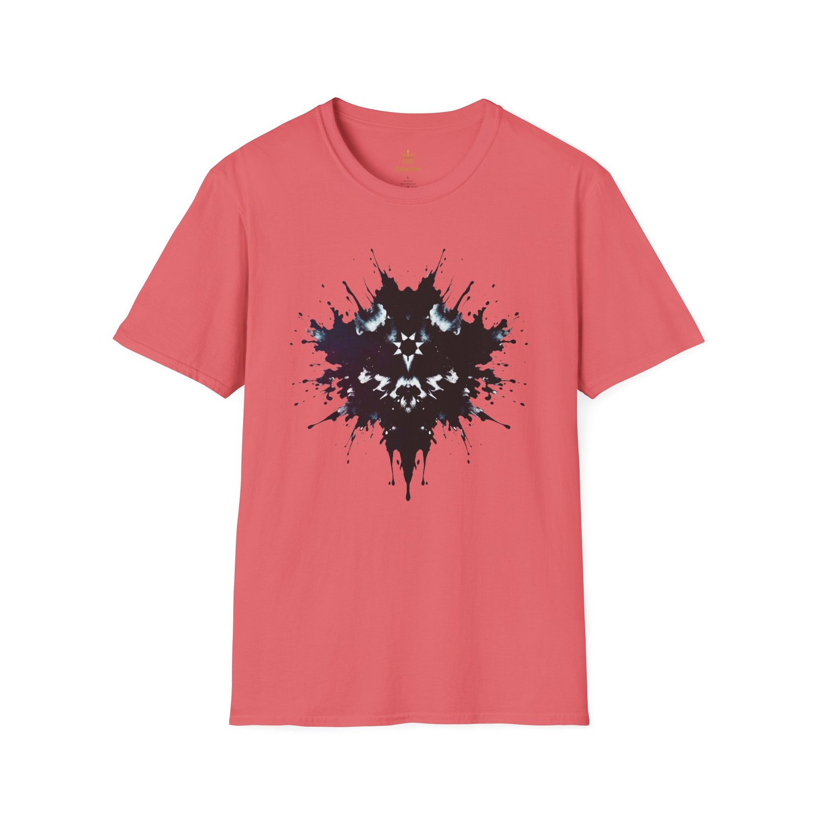Inkblot Graphic T-Shirt — Rorschach Splash Art Tee - Image 9