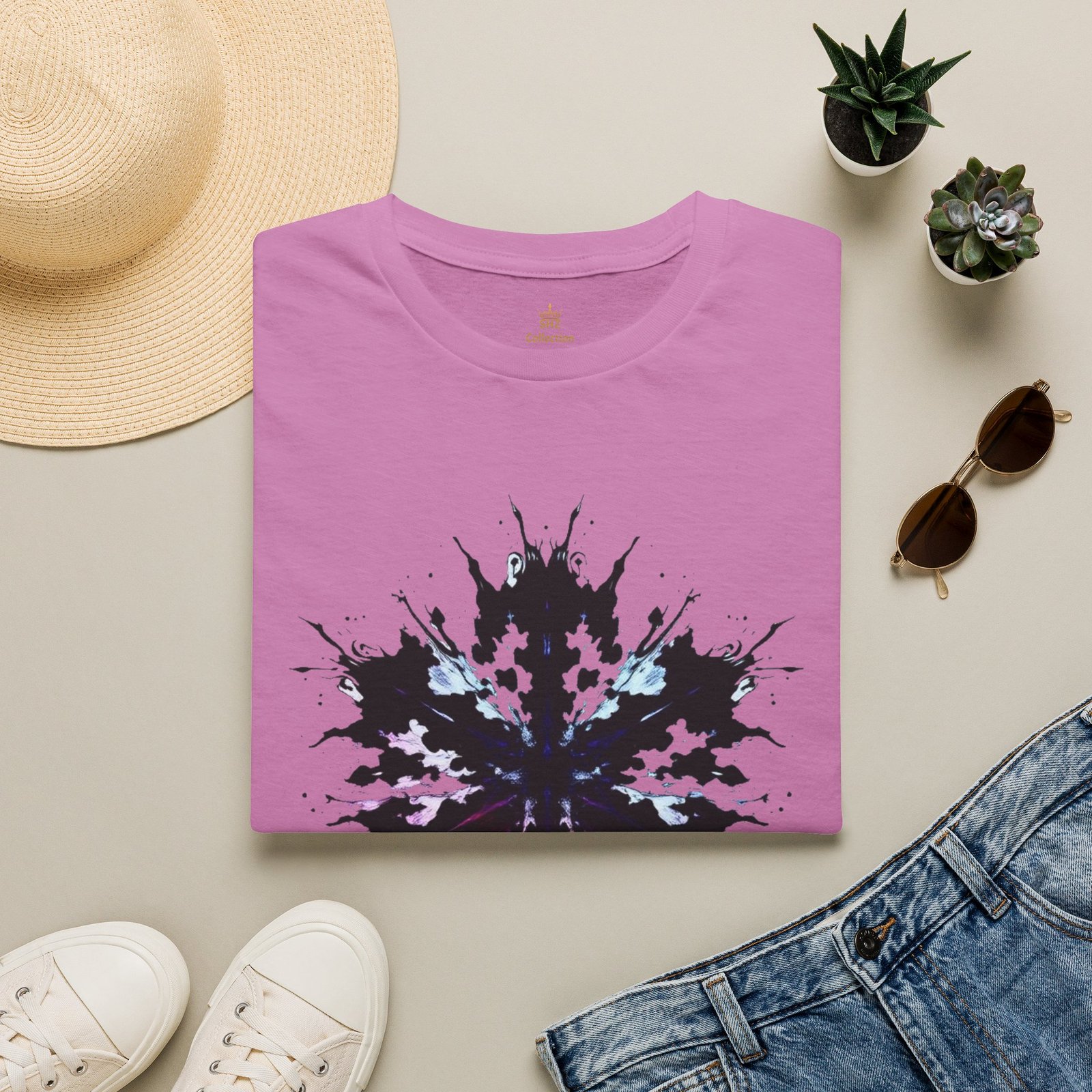 Rorschach Inkblot Graphic T-Shirt — Abstract Symmetry Tee - Image 60