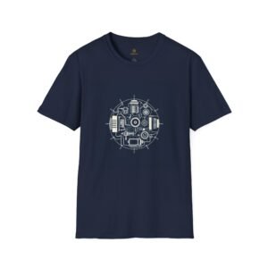 Retro Synthesizer T-Shirt — Vintage Electronic Music Gear Graphic Tee