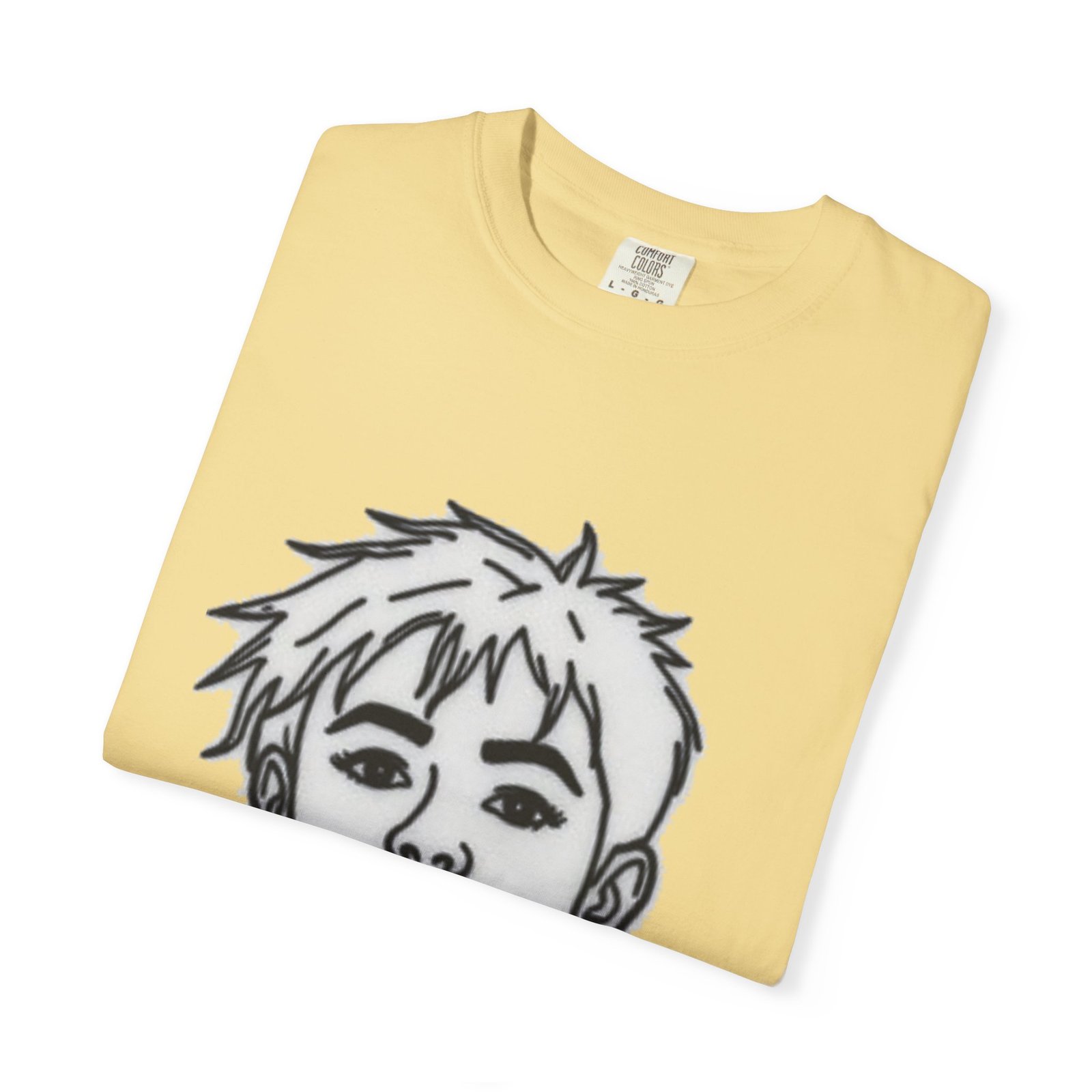 Minimal Line Art Face T-Shirt — Monochrome Portrait Tee - Image 21