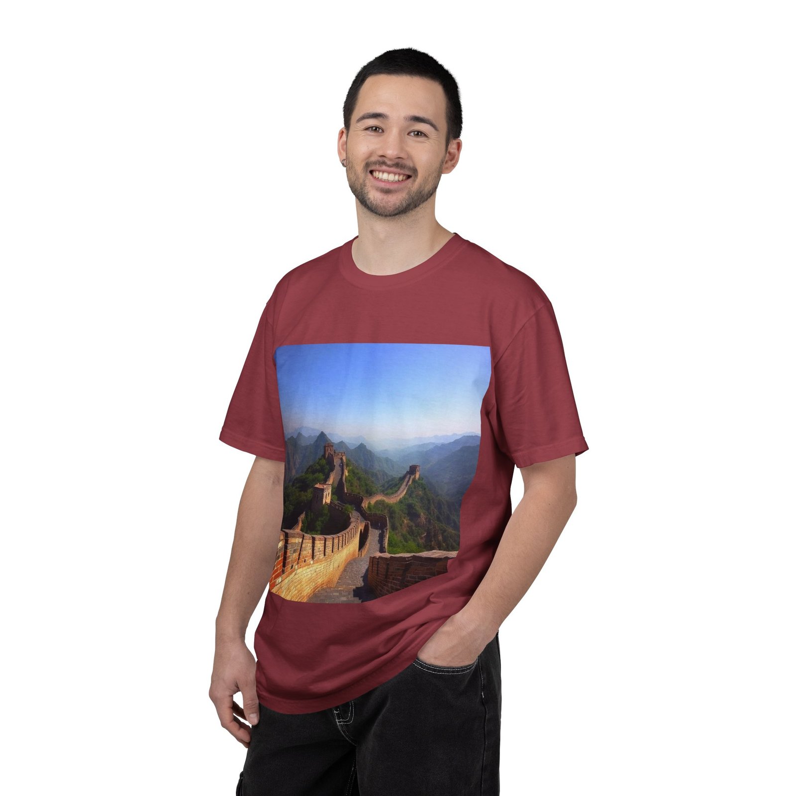 Great Wall Landscape T-Shirt — Scenic China Travel Tee - Image 87
