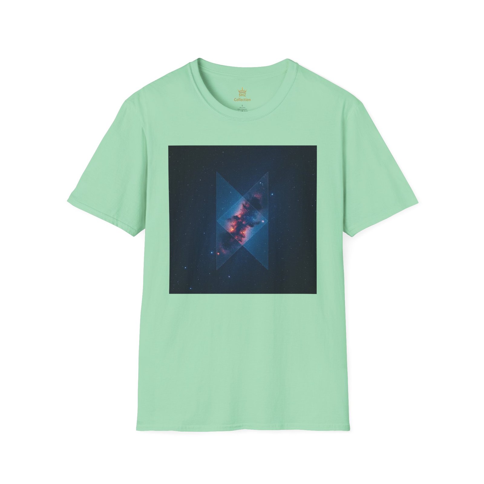 Galaxy Triangle Graphic T-Shirt — Cosmic Nebula Print - Image 36