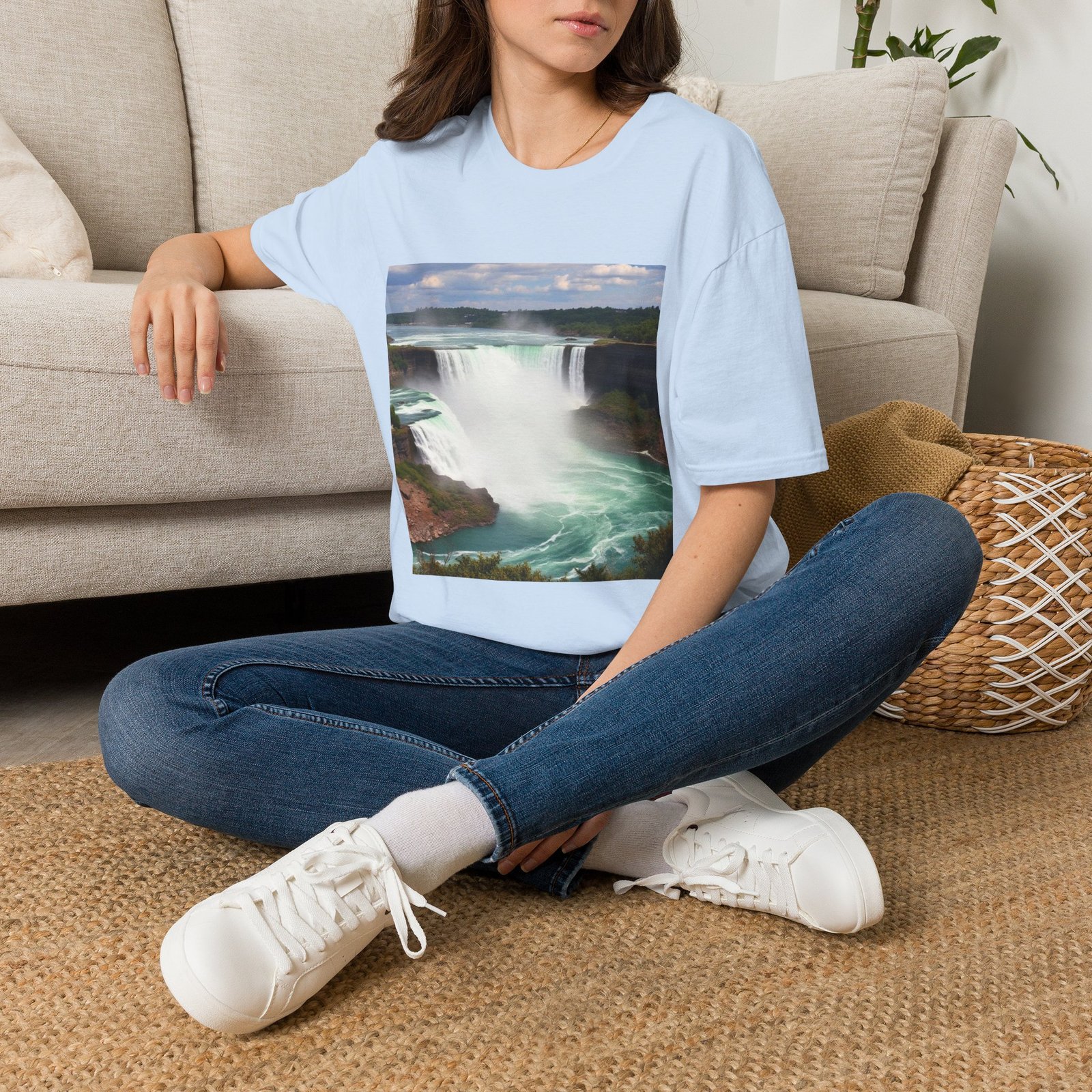 Niagara Falls Photo T-Shirt — Scenic Waterfall Travel Tee - Image 63