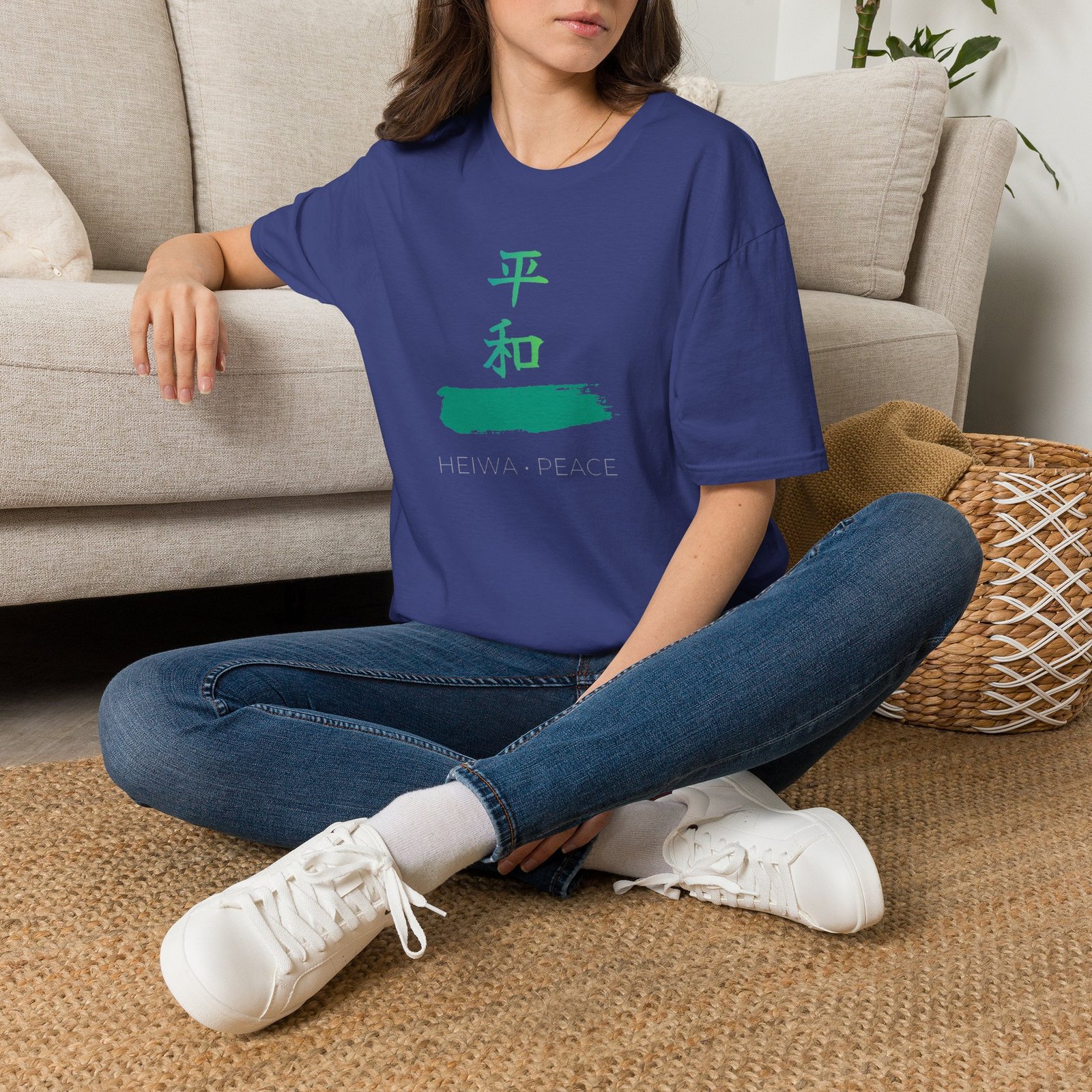 Peace Kanji T-Shirt — Heiwa Japanese Calligraphy Tee - Image 28