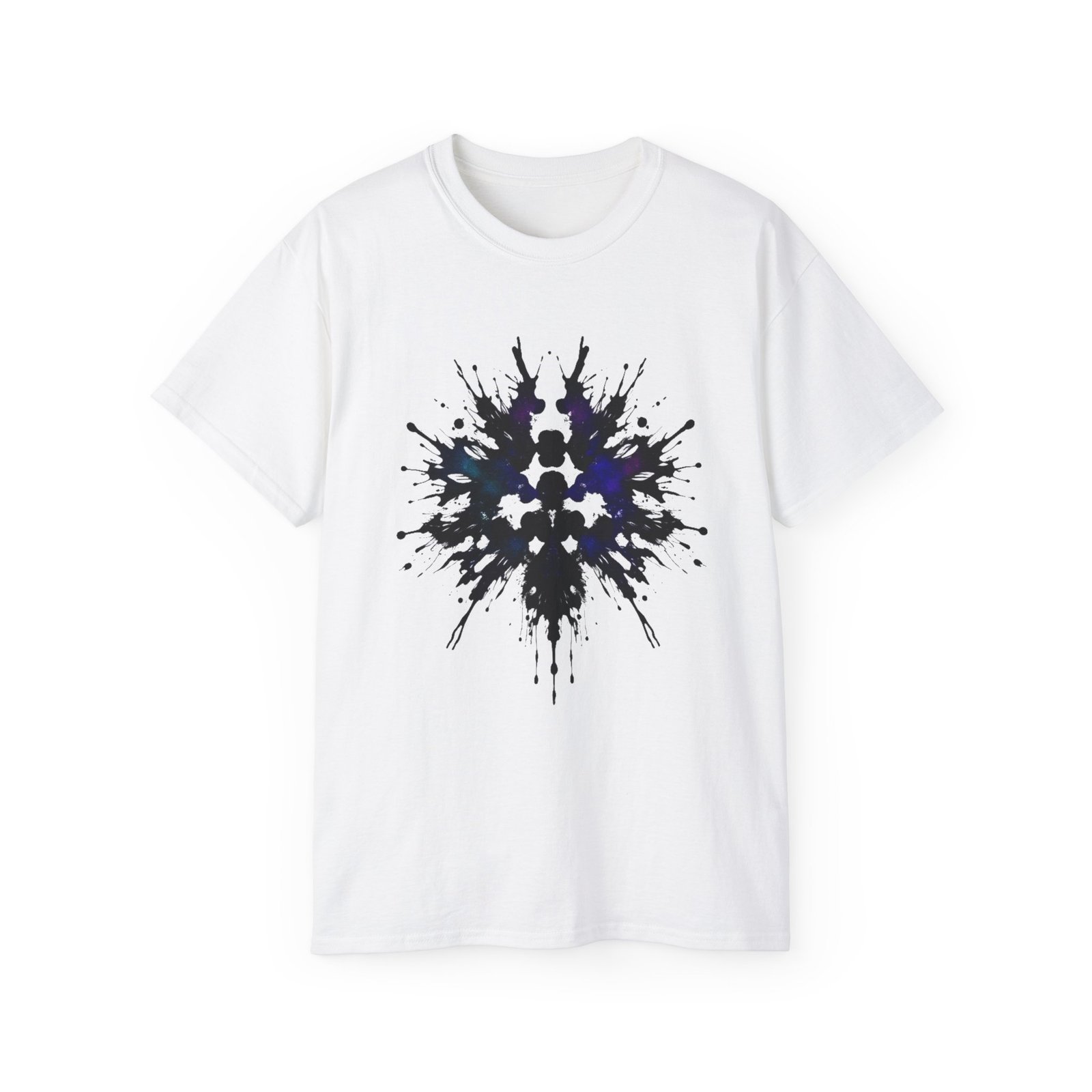 Inkblot Rorschach Tee — Abstract Symmetry Graphic T-Shirt