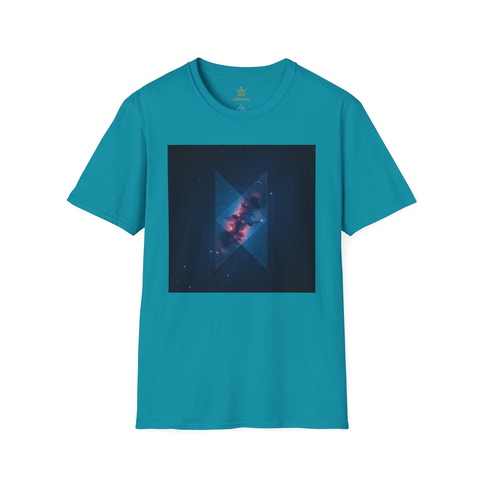 Galaxy Triangle Graphic T-Shirt — Cosmic Nebula Print - Image 50
