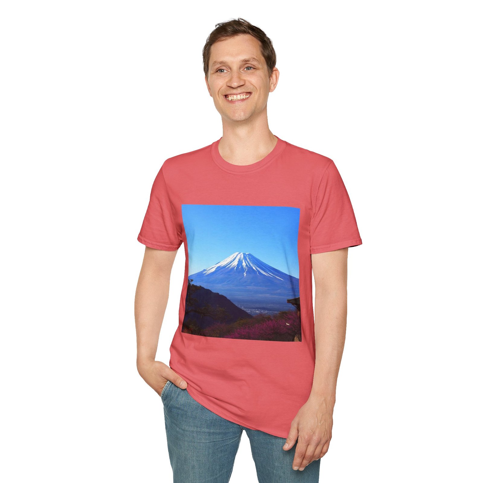 T-Shirt — Serene Mount Fuji Landscape Print - Image 19