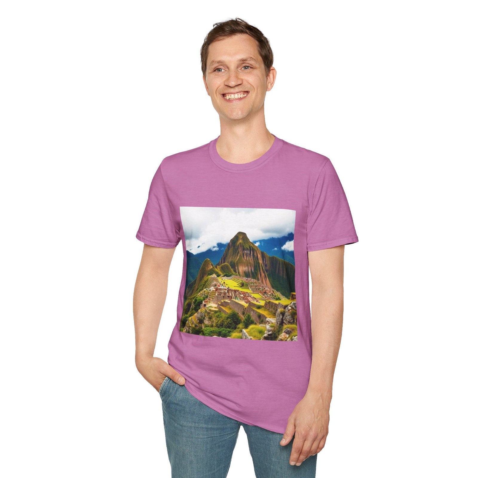 Machu Picchu Mountain Graphic T-Shirt — Peruvian Travel Tee - Image 69