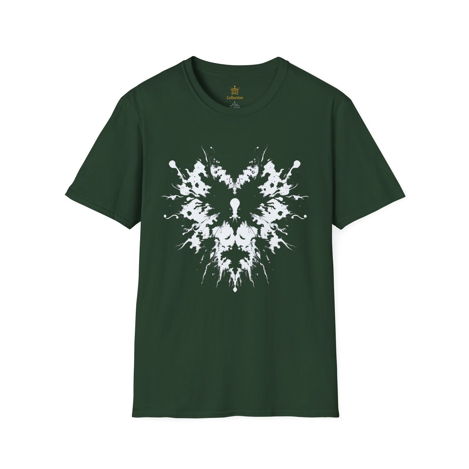 Inkblot Heart T‑Shirt — Symmetrical Rorschach Graphic Tee - Image 9