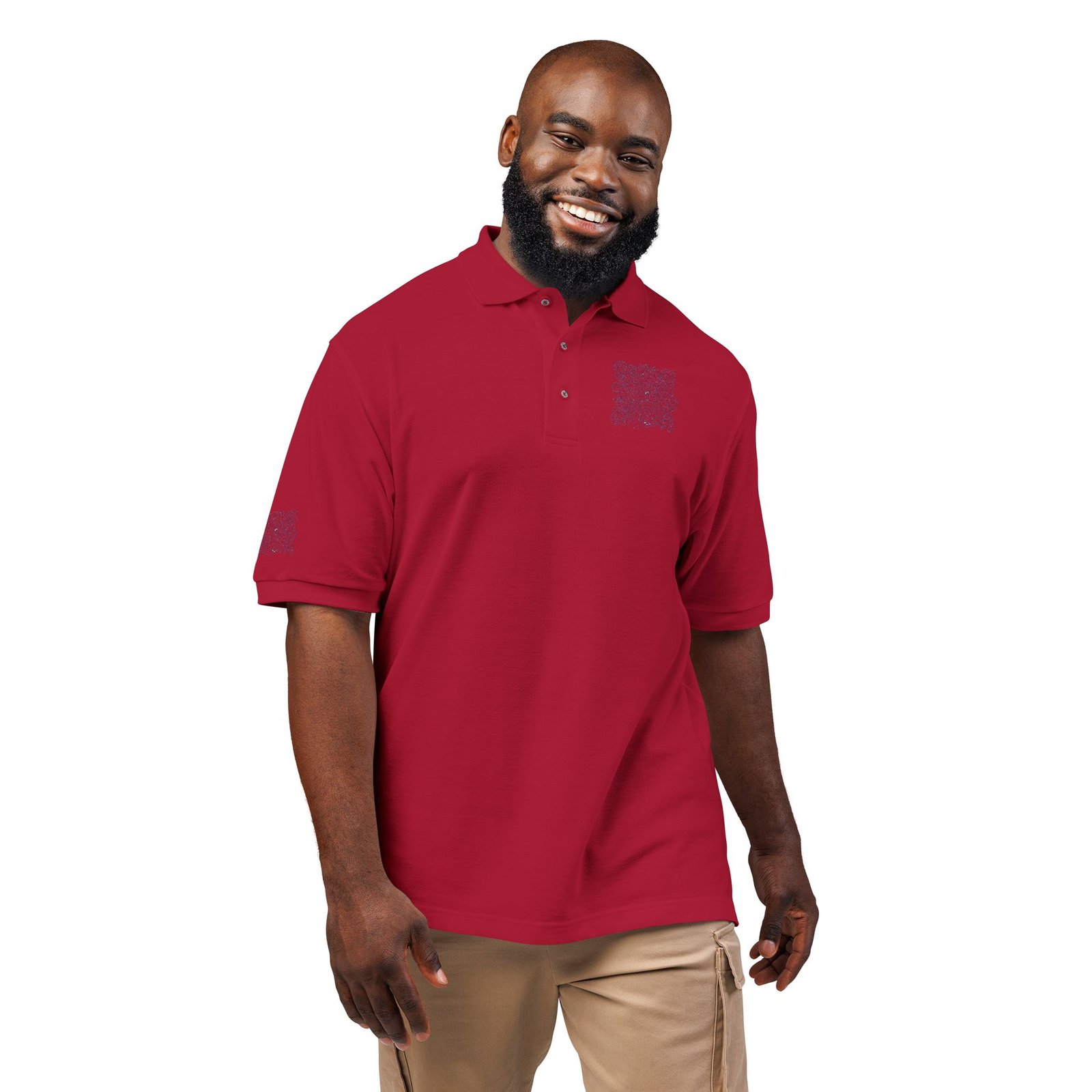 Embroidered Minimal The Stitch Study Polo - Image 13