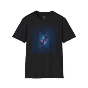 Galaxy Triangle Graphic T-Shirt — Cosmic Nebula Print