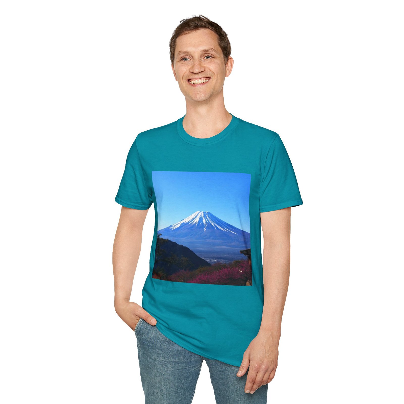 T-Shirt — Serene Mount Fuji Landscape Print - Image 68