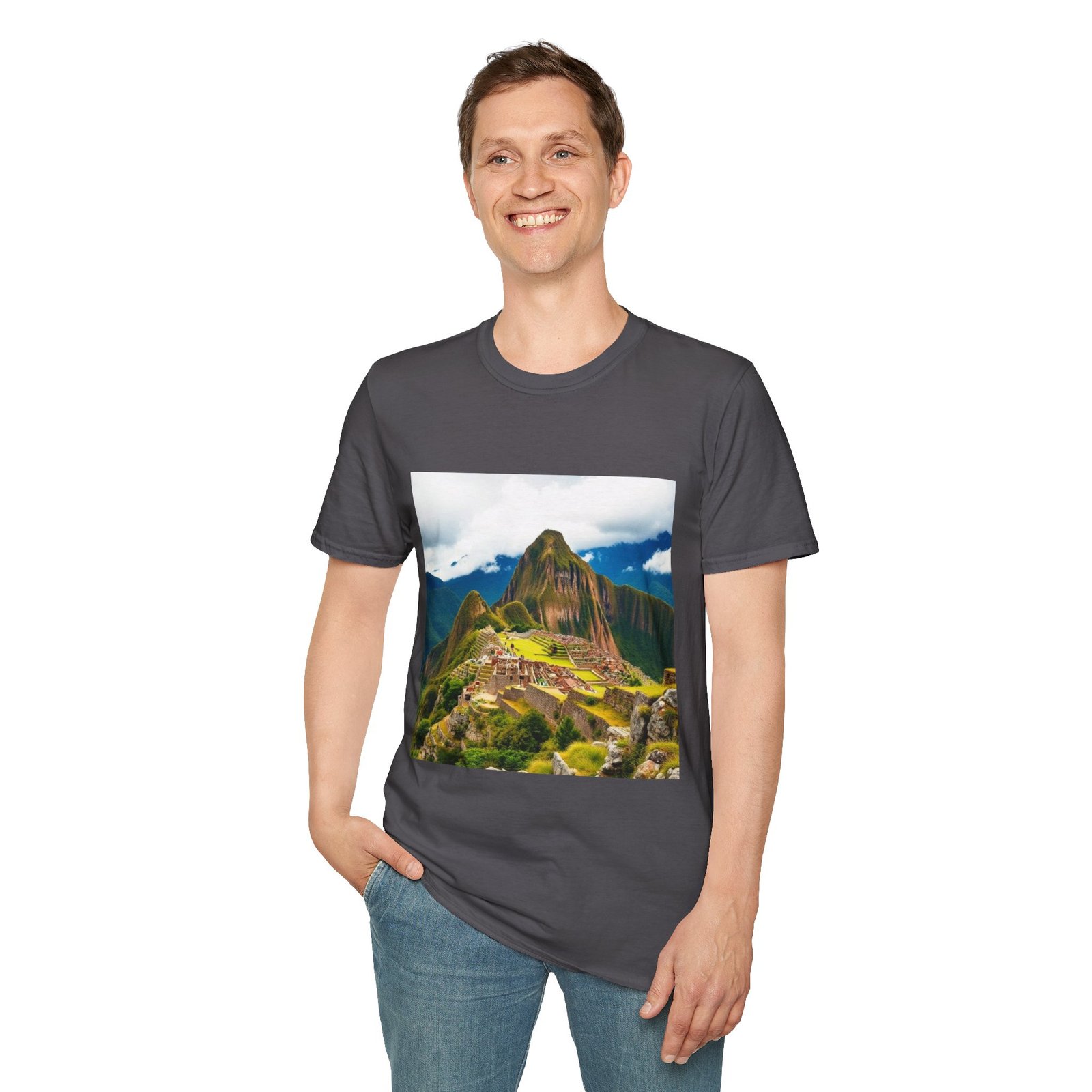 Machu Picchu Mountain Graphic T-Shirt — Peruvian Travel Tee - Image 55