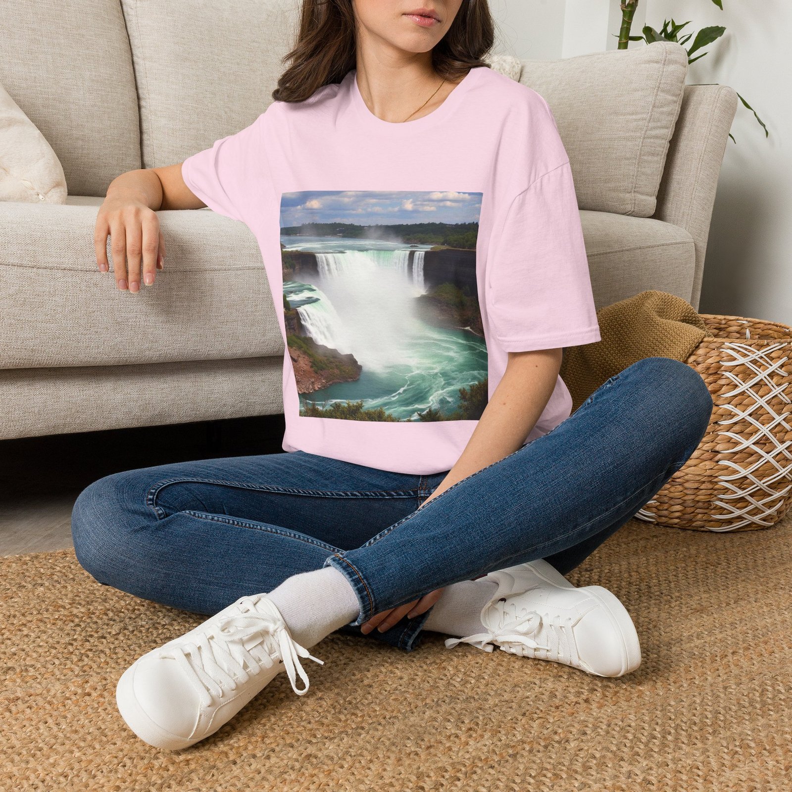 Niagara Falls Photo T-Shirt — Scenic Waterfall Travel Tee - Image 87