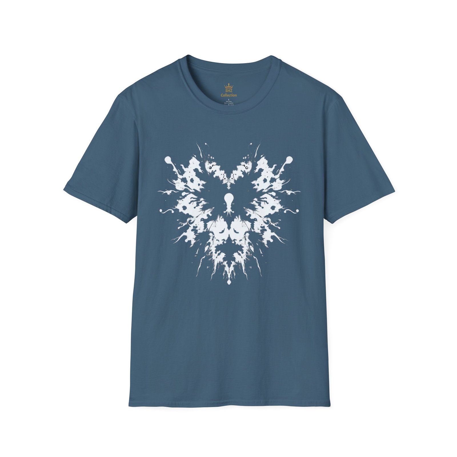 Inkblot Heart T‑Shirt — Symmetrical Rorschach Graphic Tee - Image 17